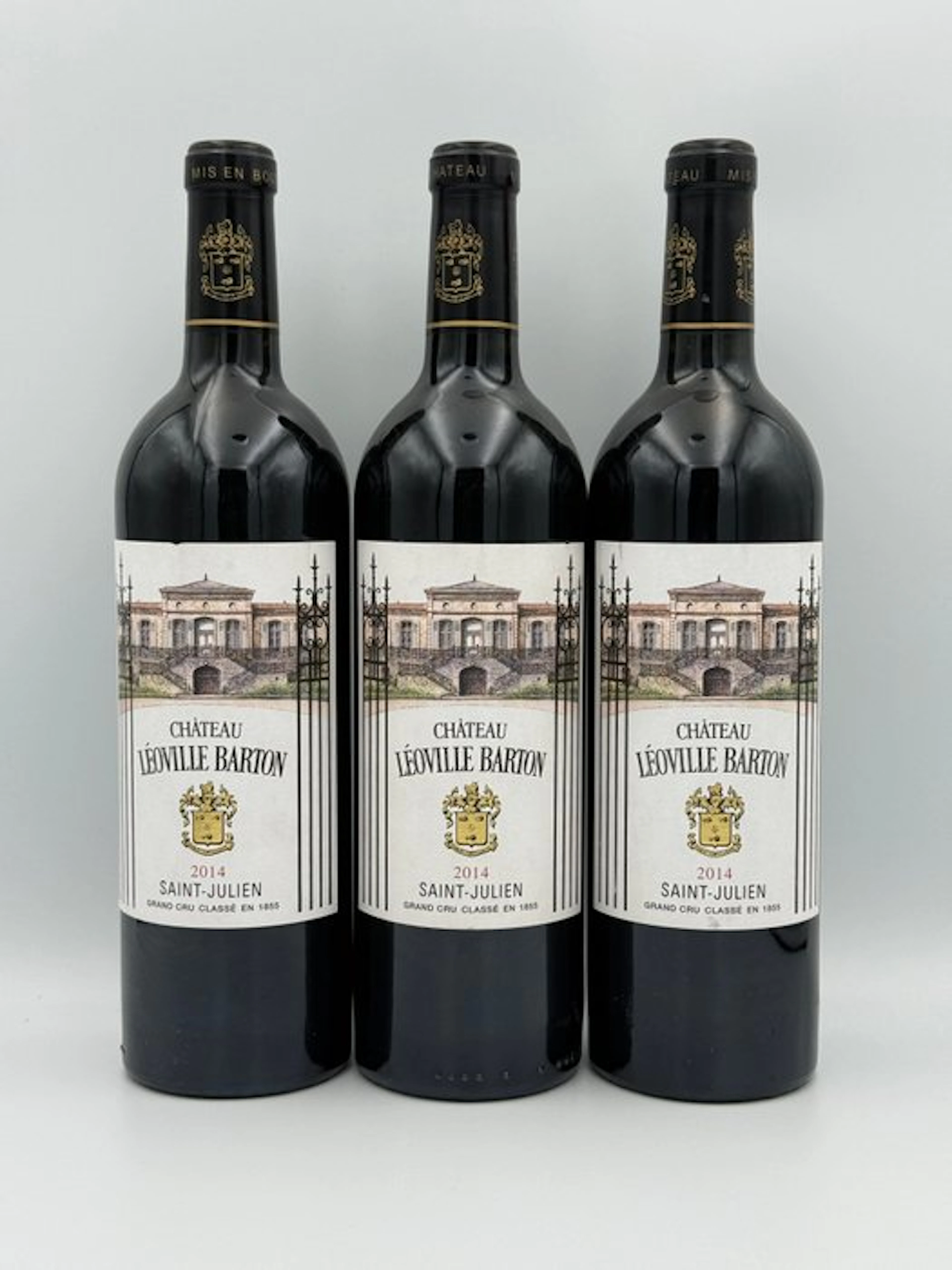 2014 Château Léoville Barton - Saint-Julien Grand Cru Classé - 3 Bottles