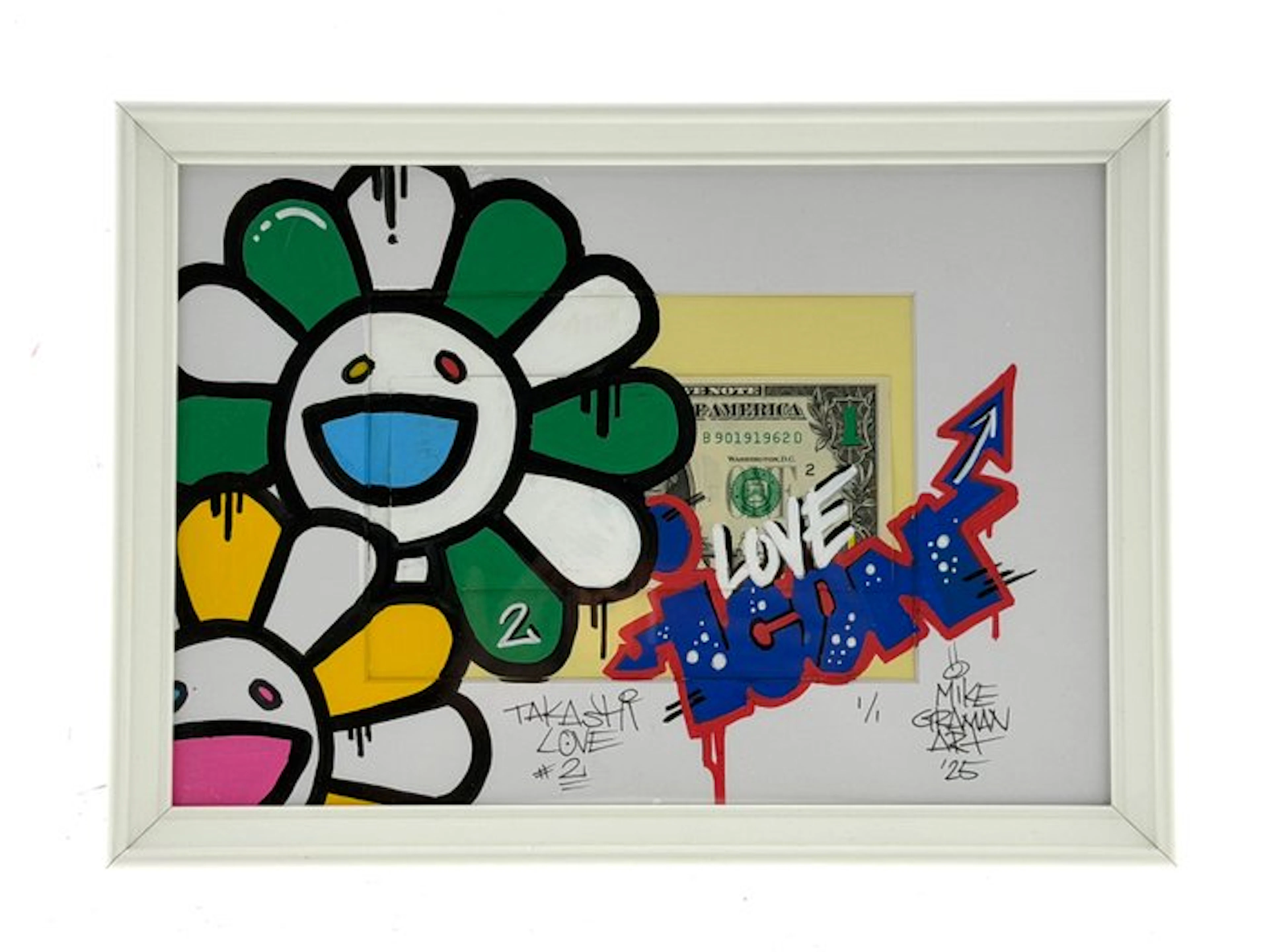 Mike Graman (1977) - Murakami x Tukashi Love 2 - Dollar art