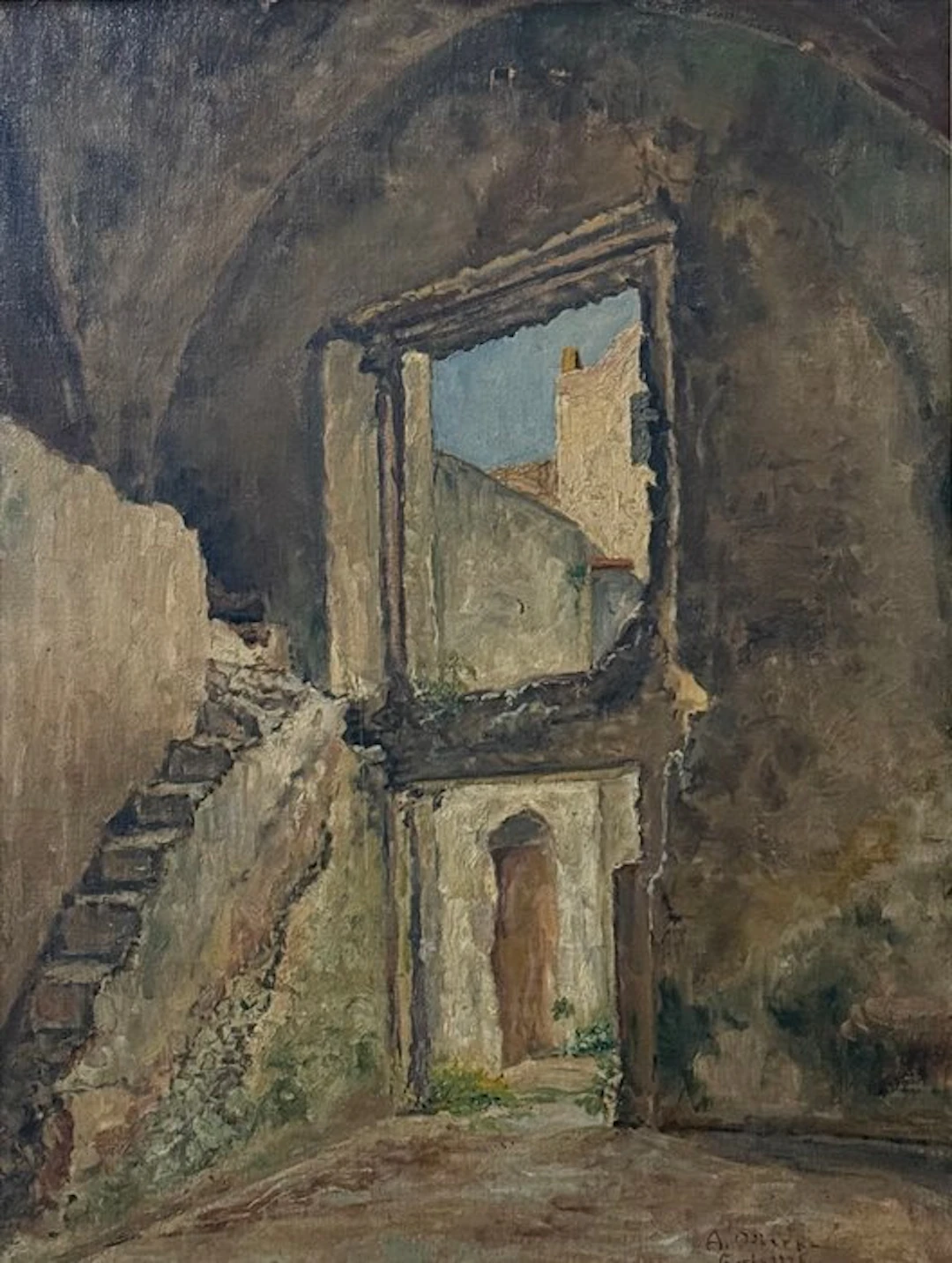 Antonio Odierna (1908-1946) - A Capri