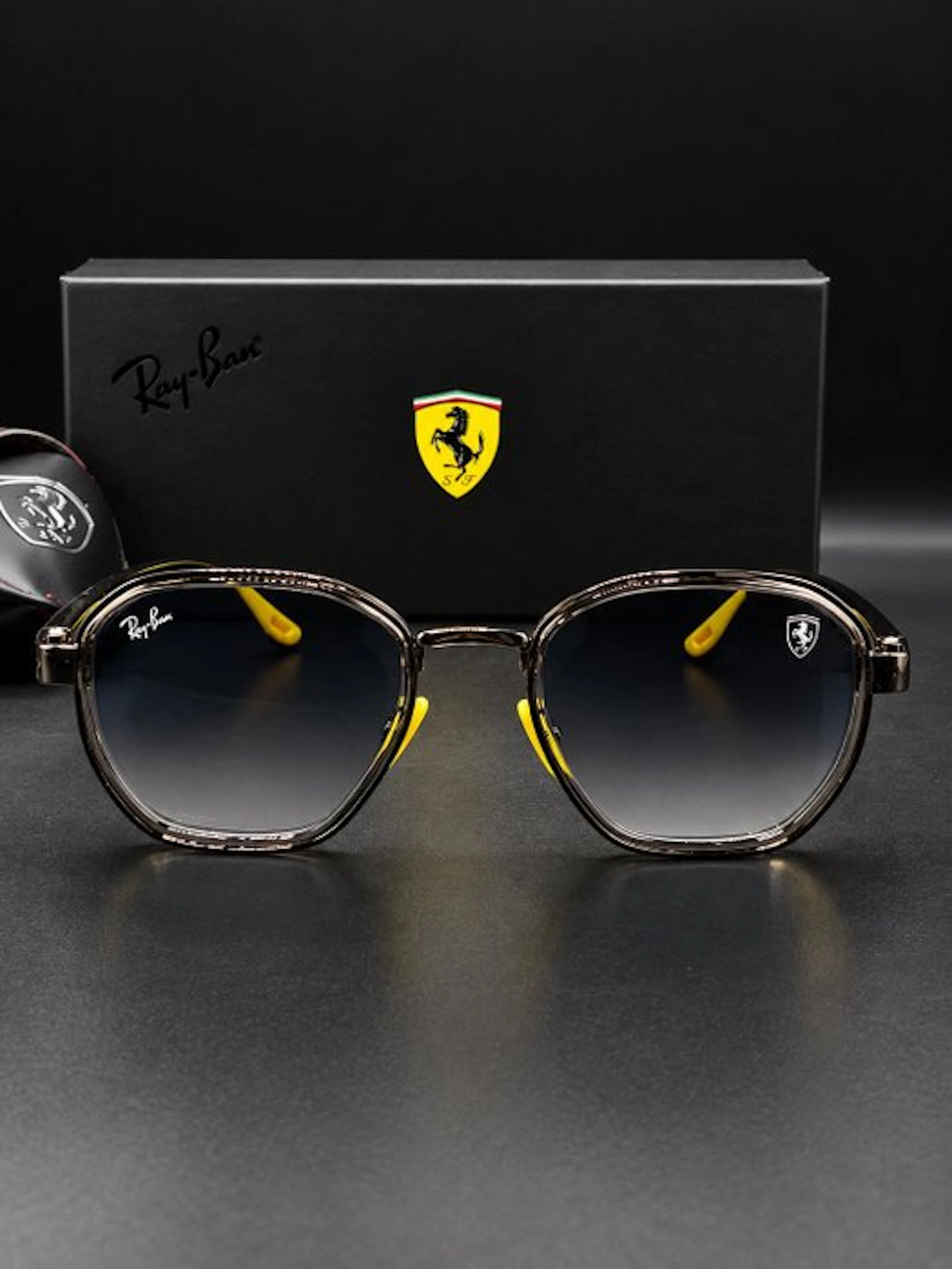 Ferrari - Ray-Ban X Ferrari 499P Black & Gold Tribute - Sunglasses