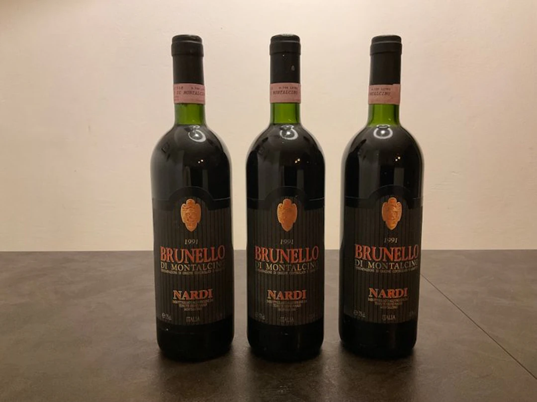 1991 Nardi - Brunello di Montalcino - 3 Bottles (0.75L)