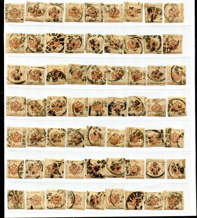 Austria 1867/1884 - Austria 2 kreuzer brown newspaper stamp