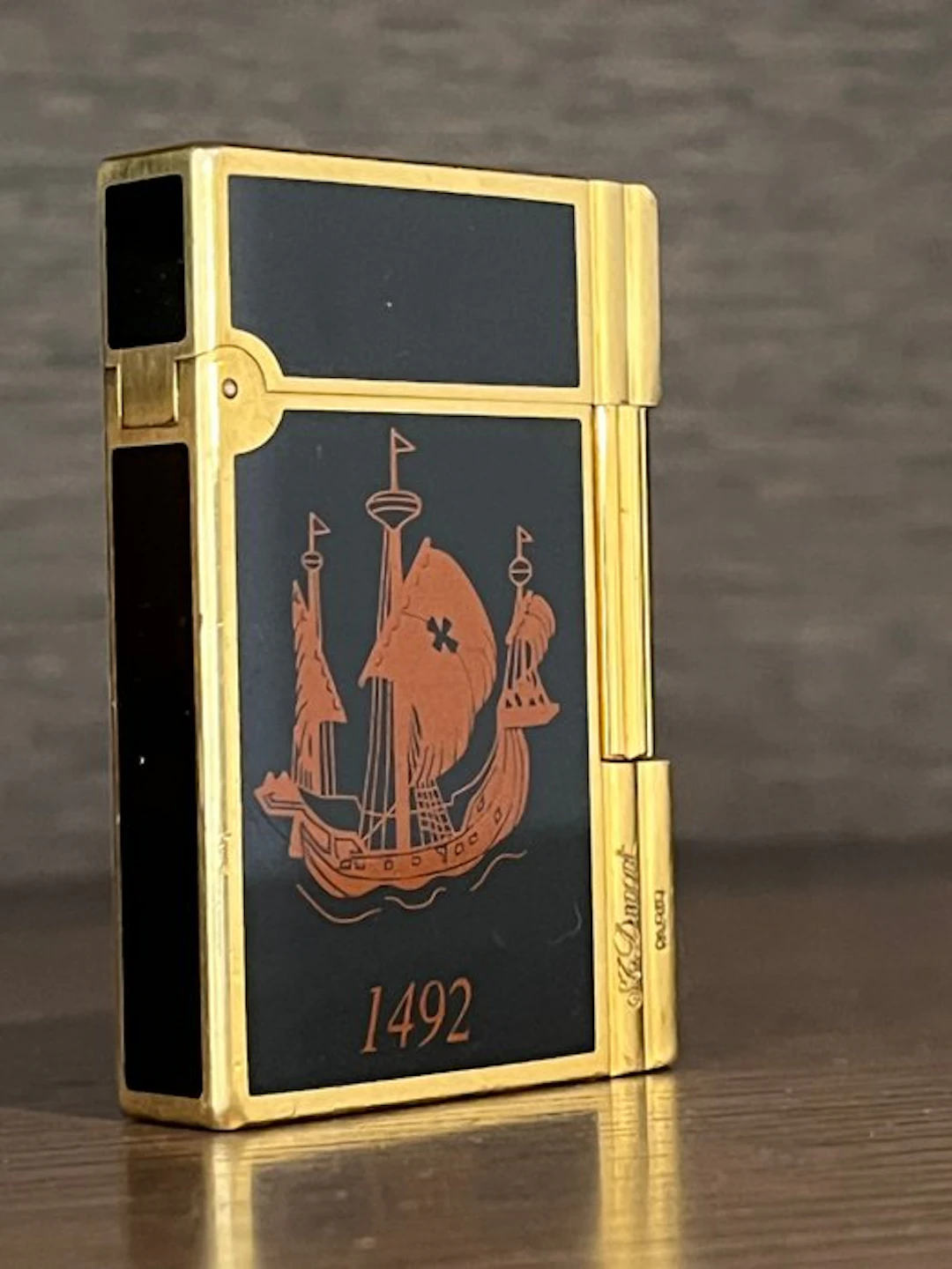 S.T. Dupont - Columbus ligne 2 - Lighter - Gold-plated