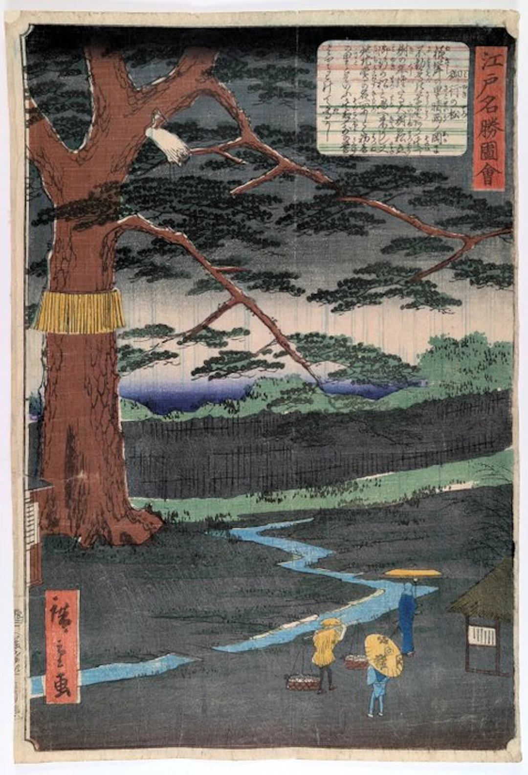 Hiroshige II · Views of Famous Places in Edo · Negishi ·...