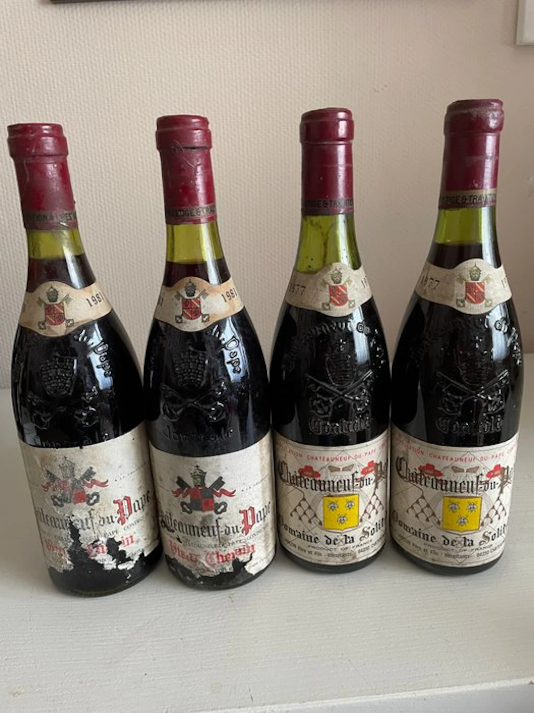 1981 Châteauneuf du Pape - Rhône, Châteauneuf-du-Pape - 4 Bottles (0.75L)