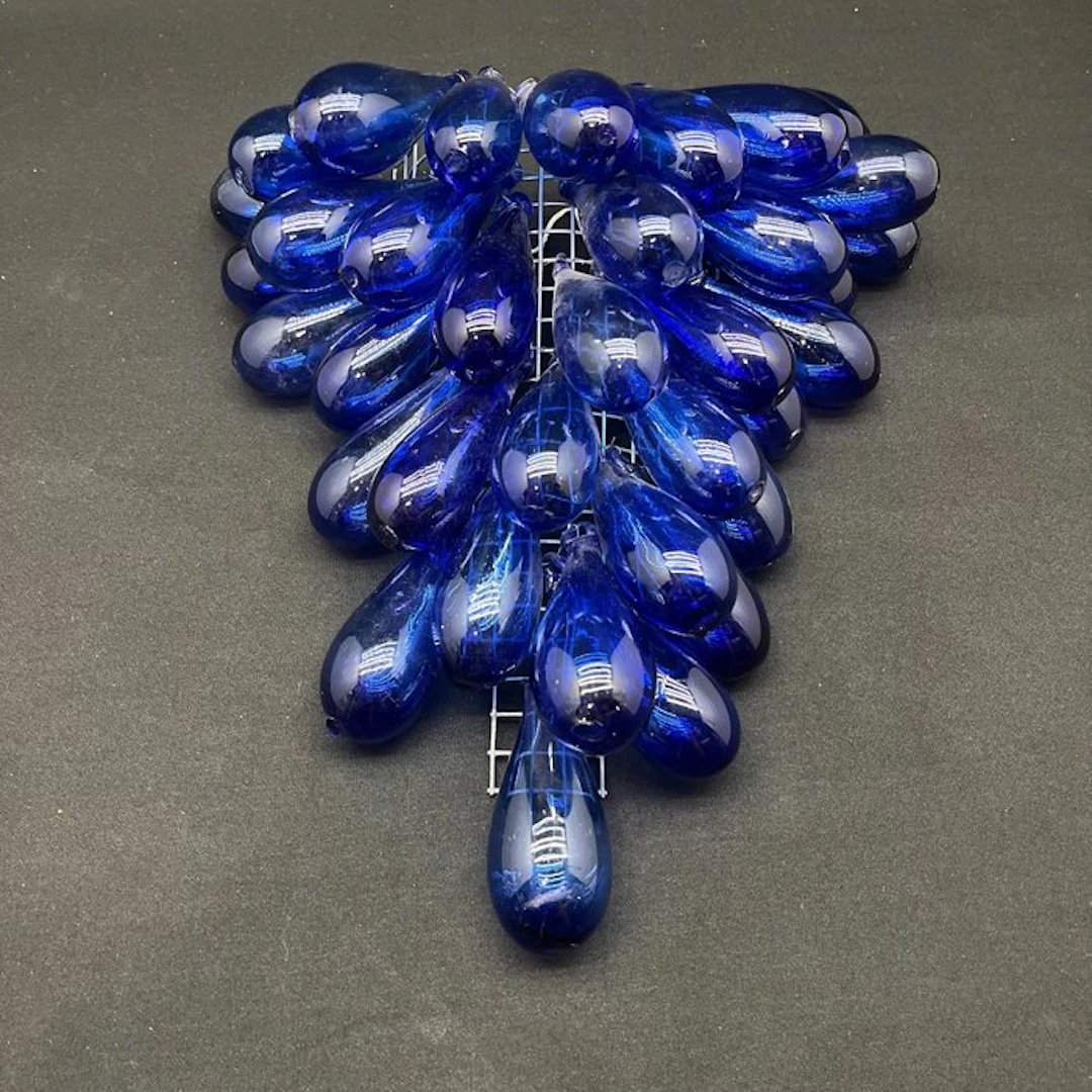 Wall sconce - Blown glass droplets