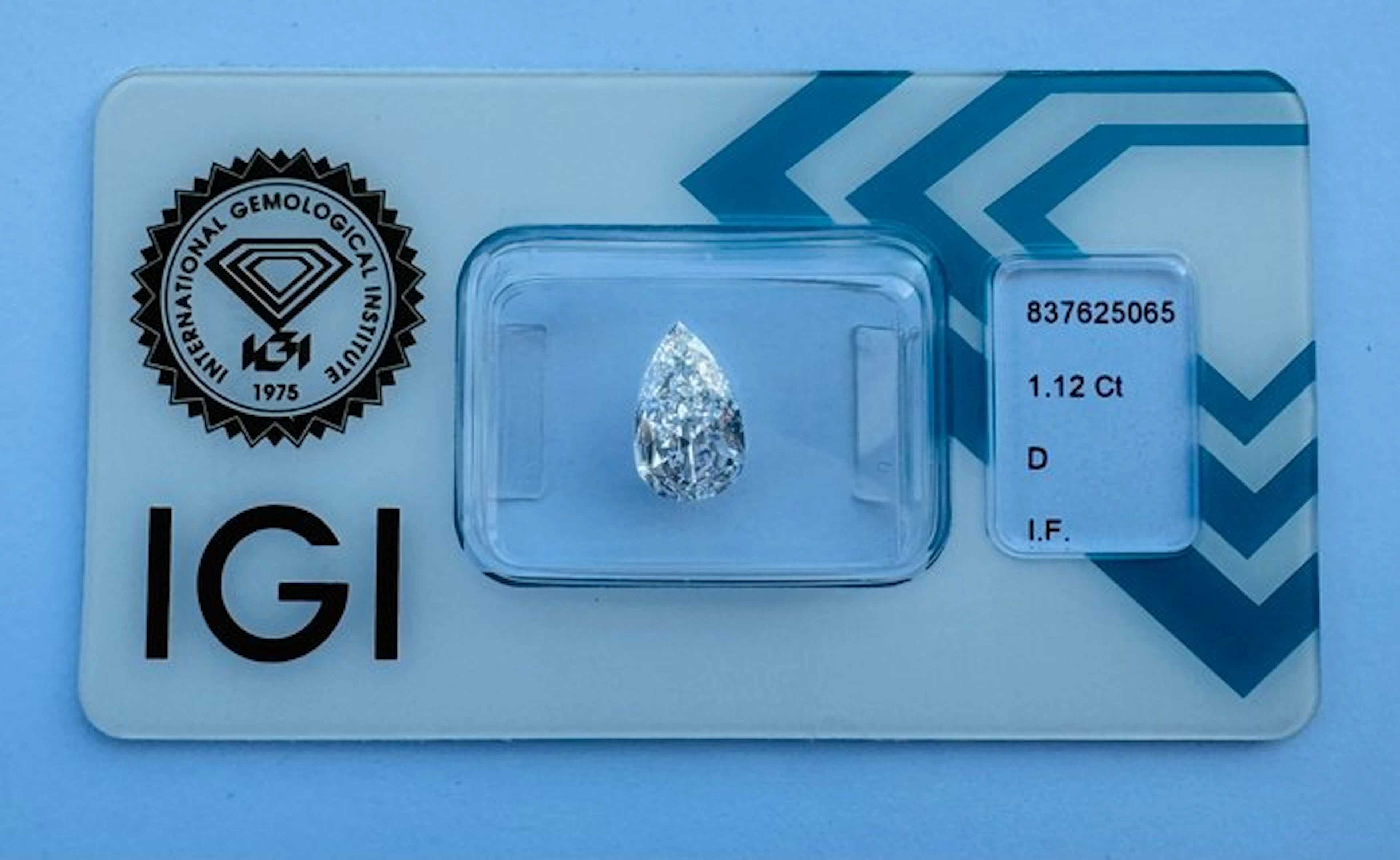 No reserve price - 1 pcs Diamond (Natural) - 1.12 ct...