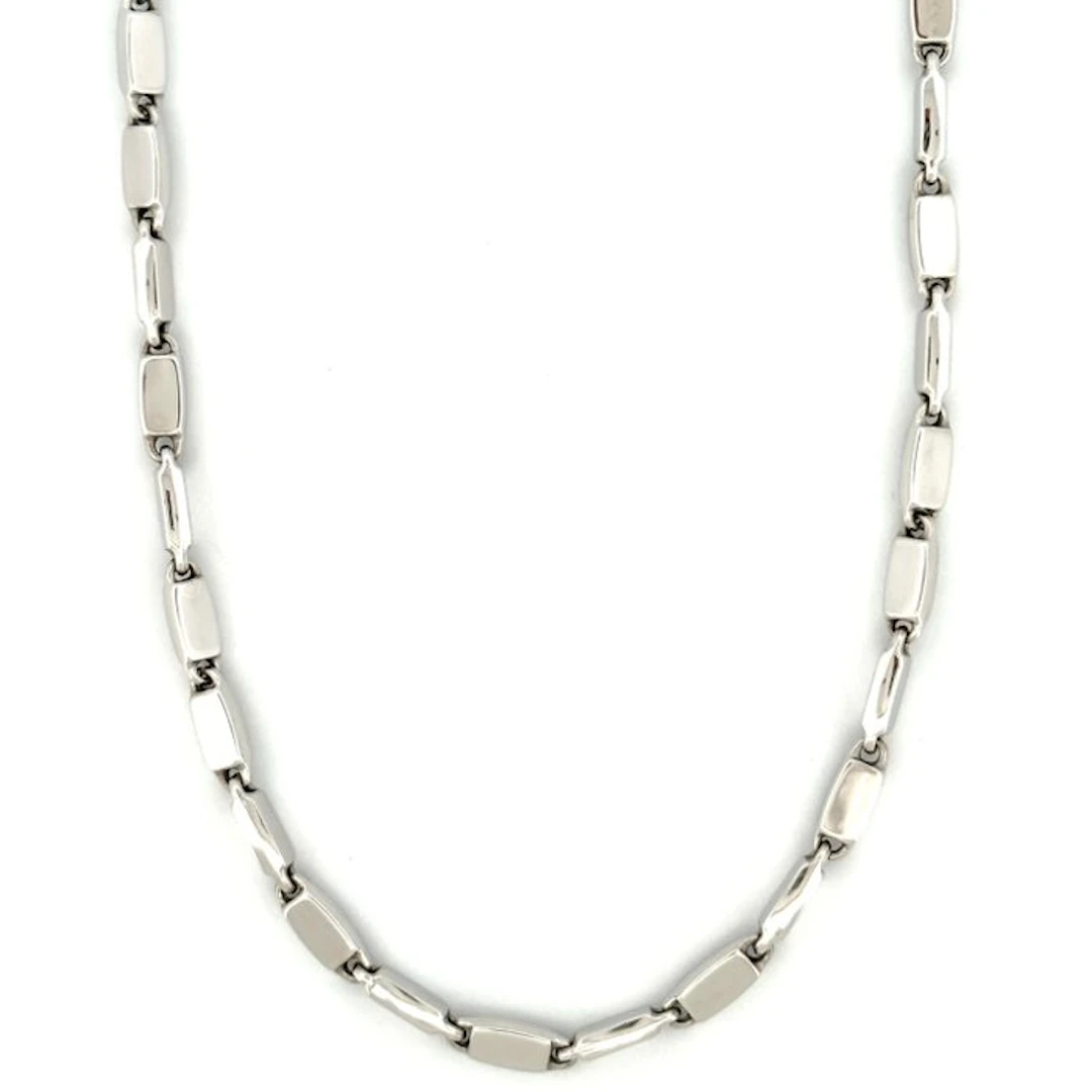 Necklace - 18 kt. White gold - Made in Italy