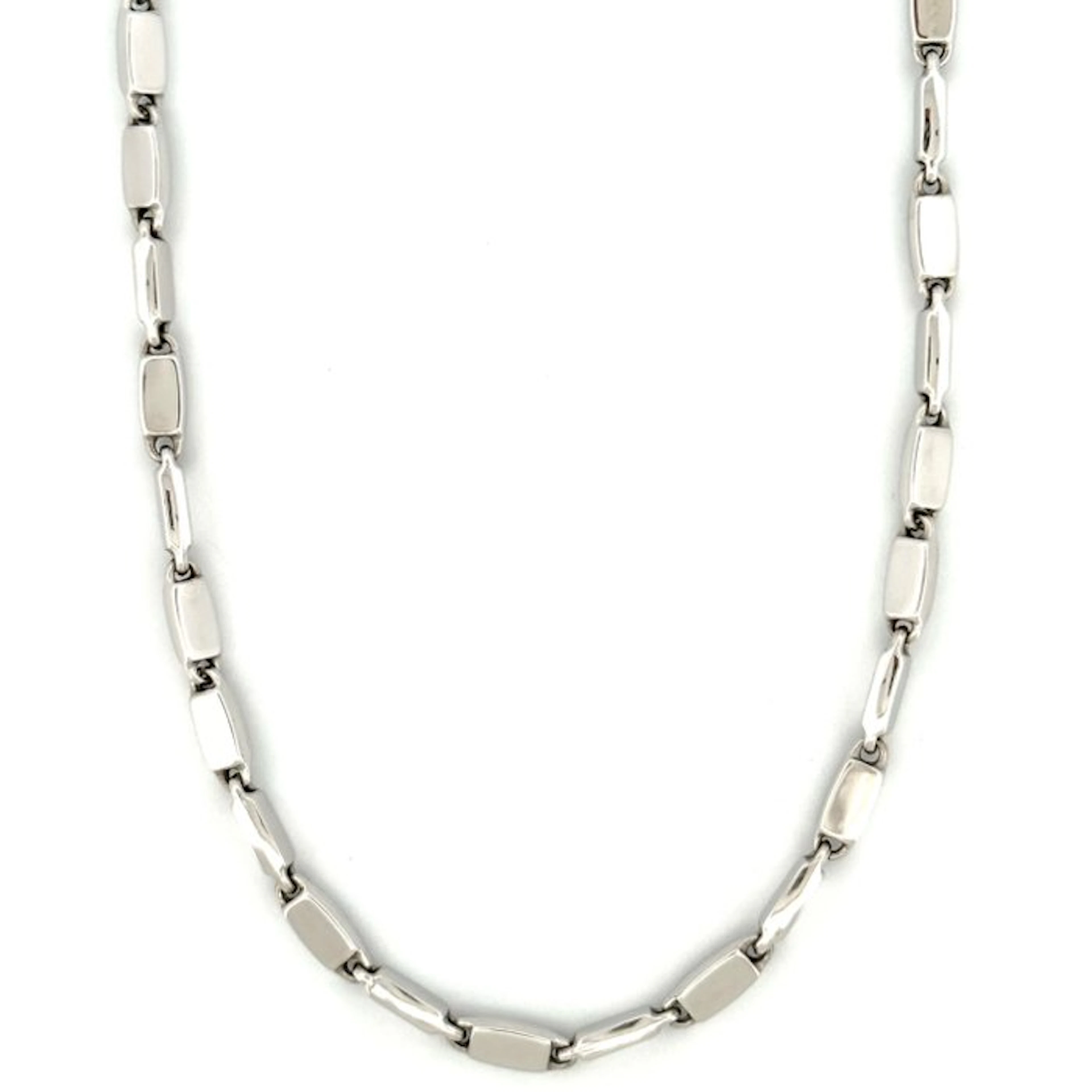 Necklace - 18 kt. White gold - Made in Italy