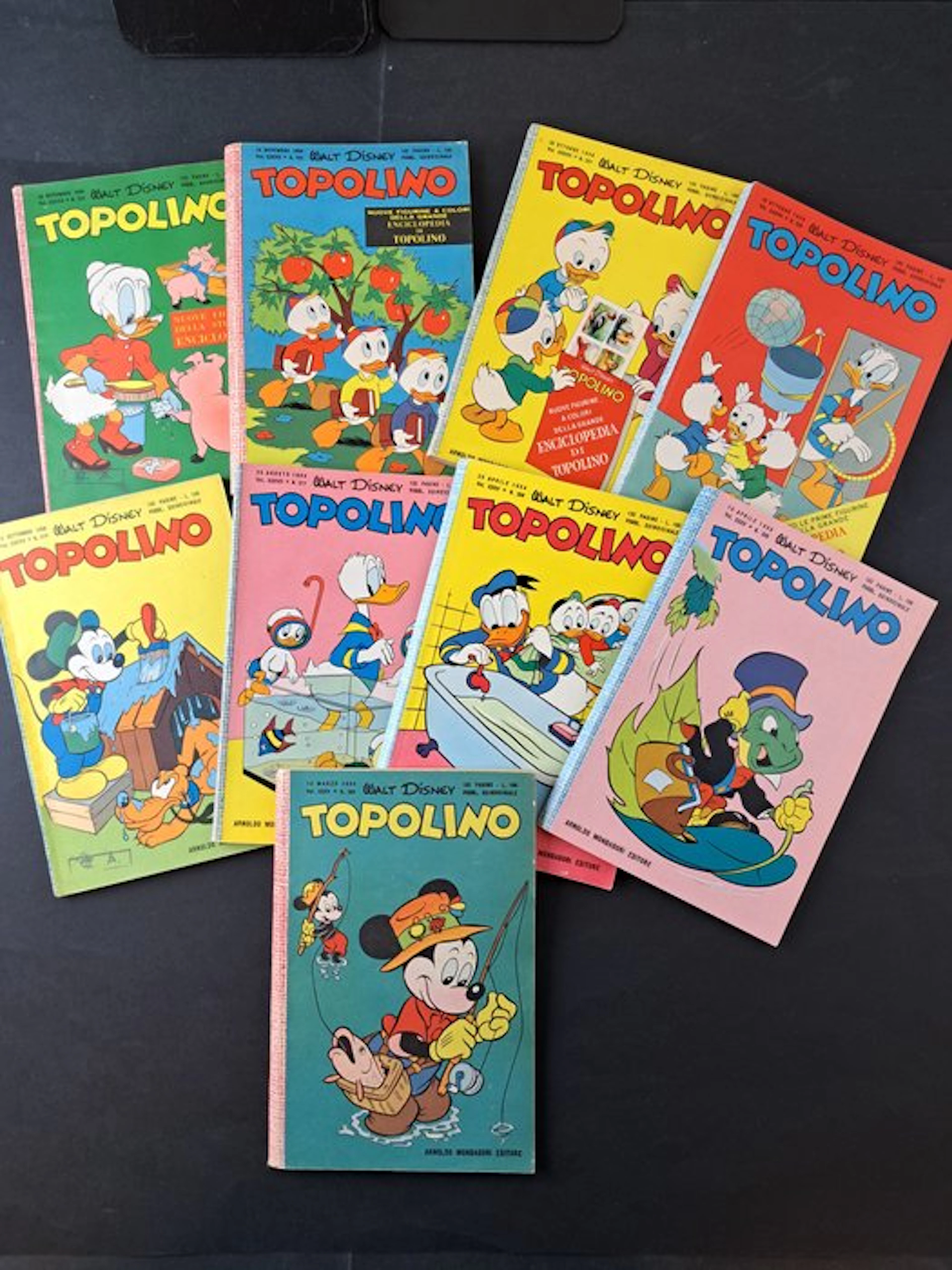 Topolino Libretto 206 e Altri - 9 Comic - First edition - 1959