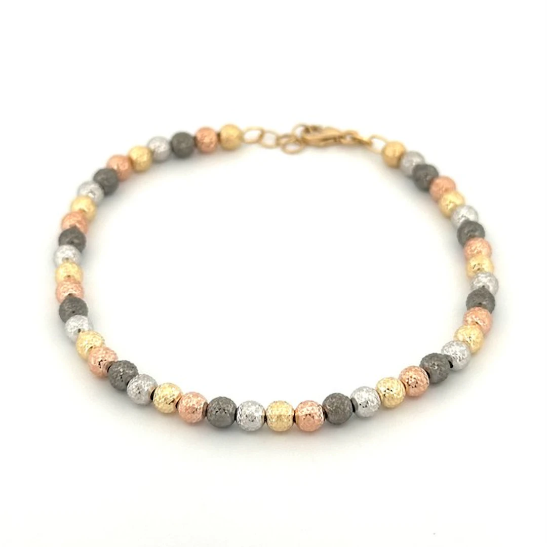 Bracelet - 18 kt. Black Gold, Yellow gold, White gold, Rose gold - Gold Art