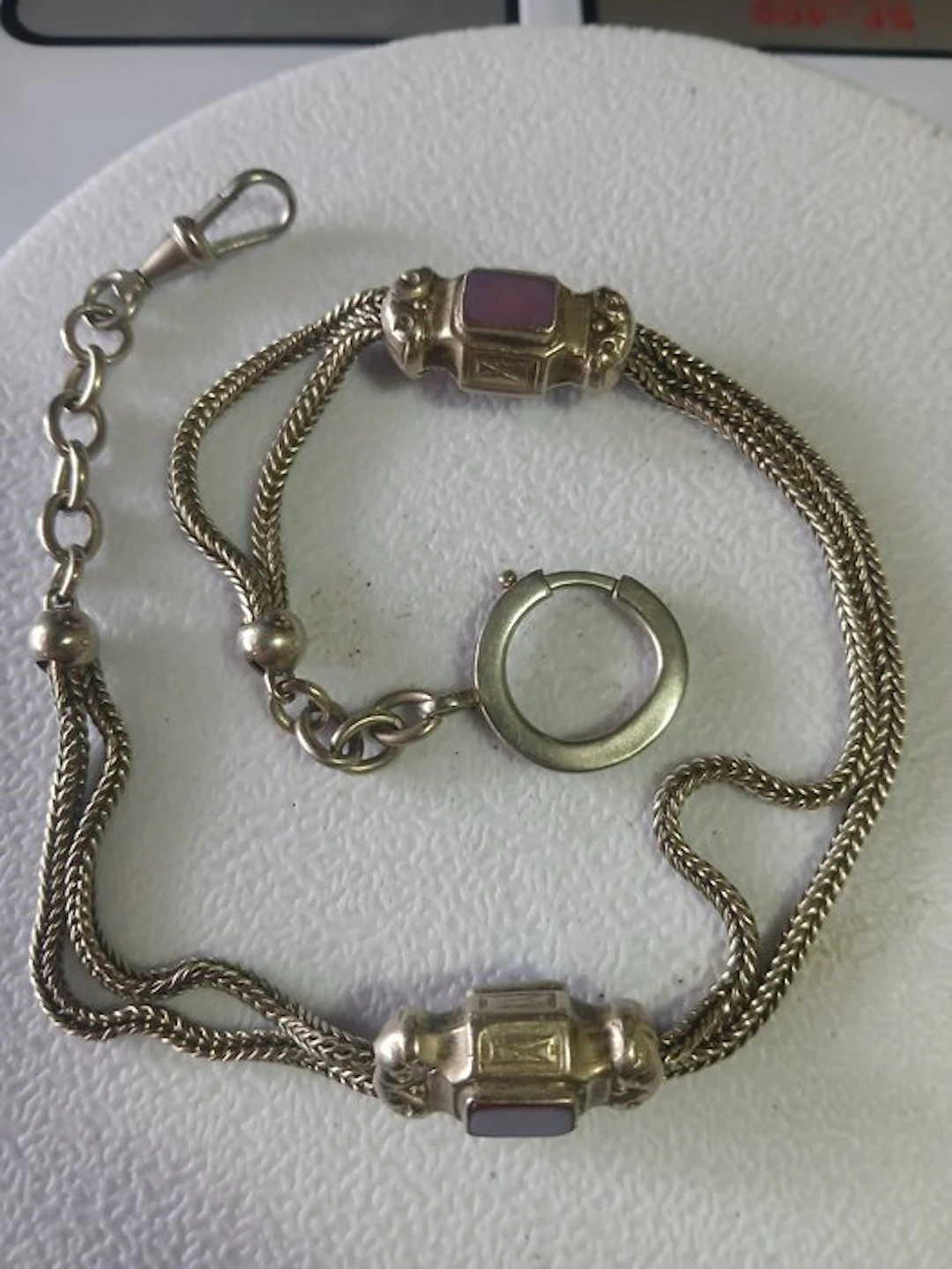 --Antigua cadena para reloj de bolsillo-- - 1850-1900