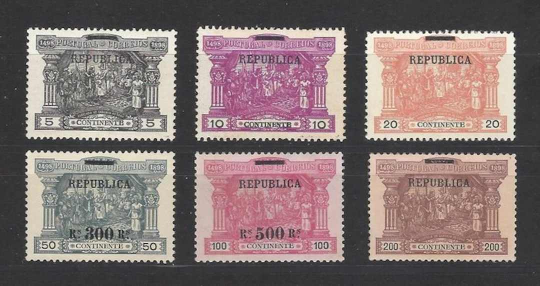 Portugal 1911 - Vasco da Gama authorized - Mundifil 192/197