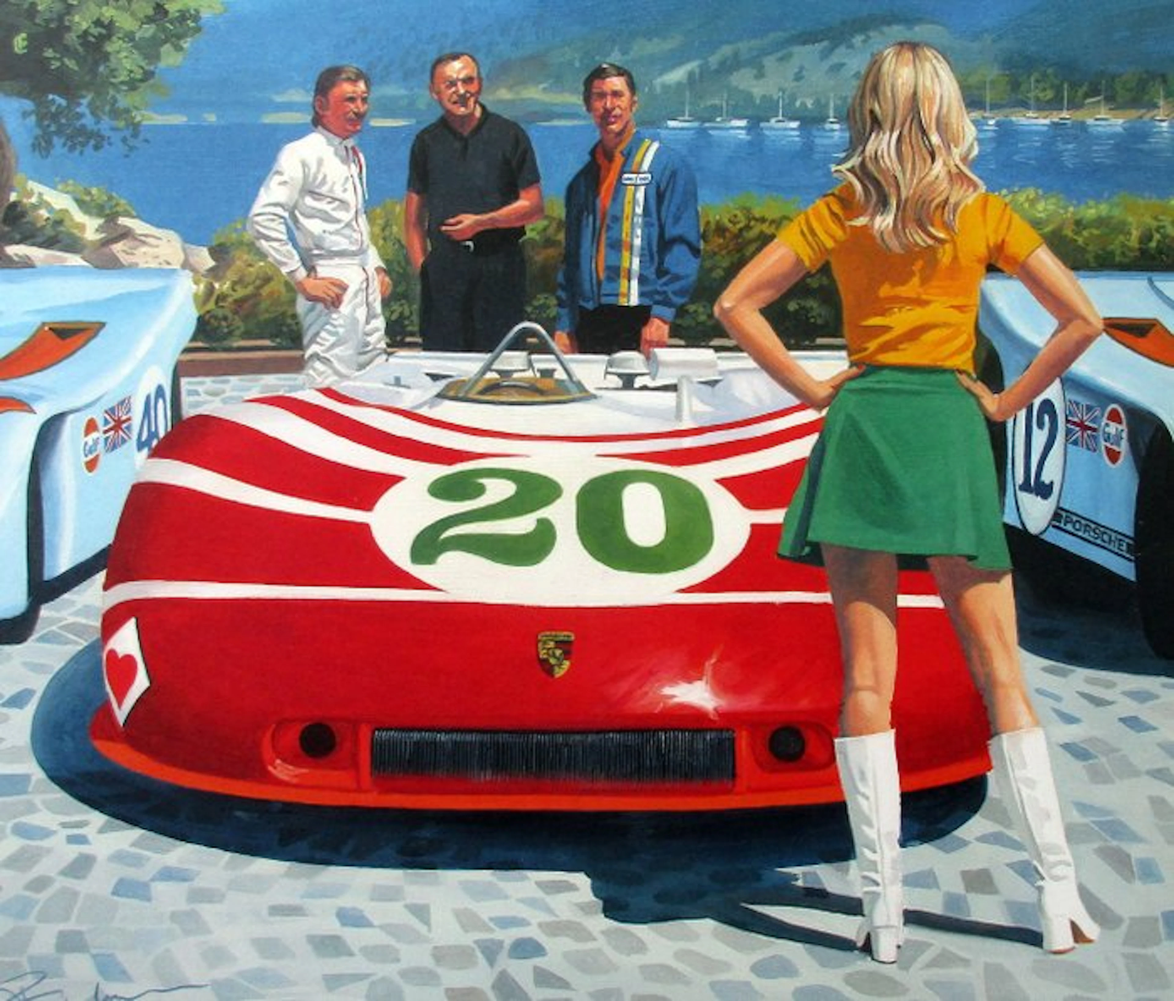 Porsche 908 Spyder Siffert/Rodriguez/Elford/Redman/Wyer...