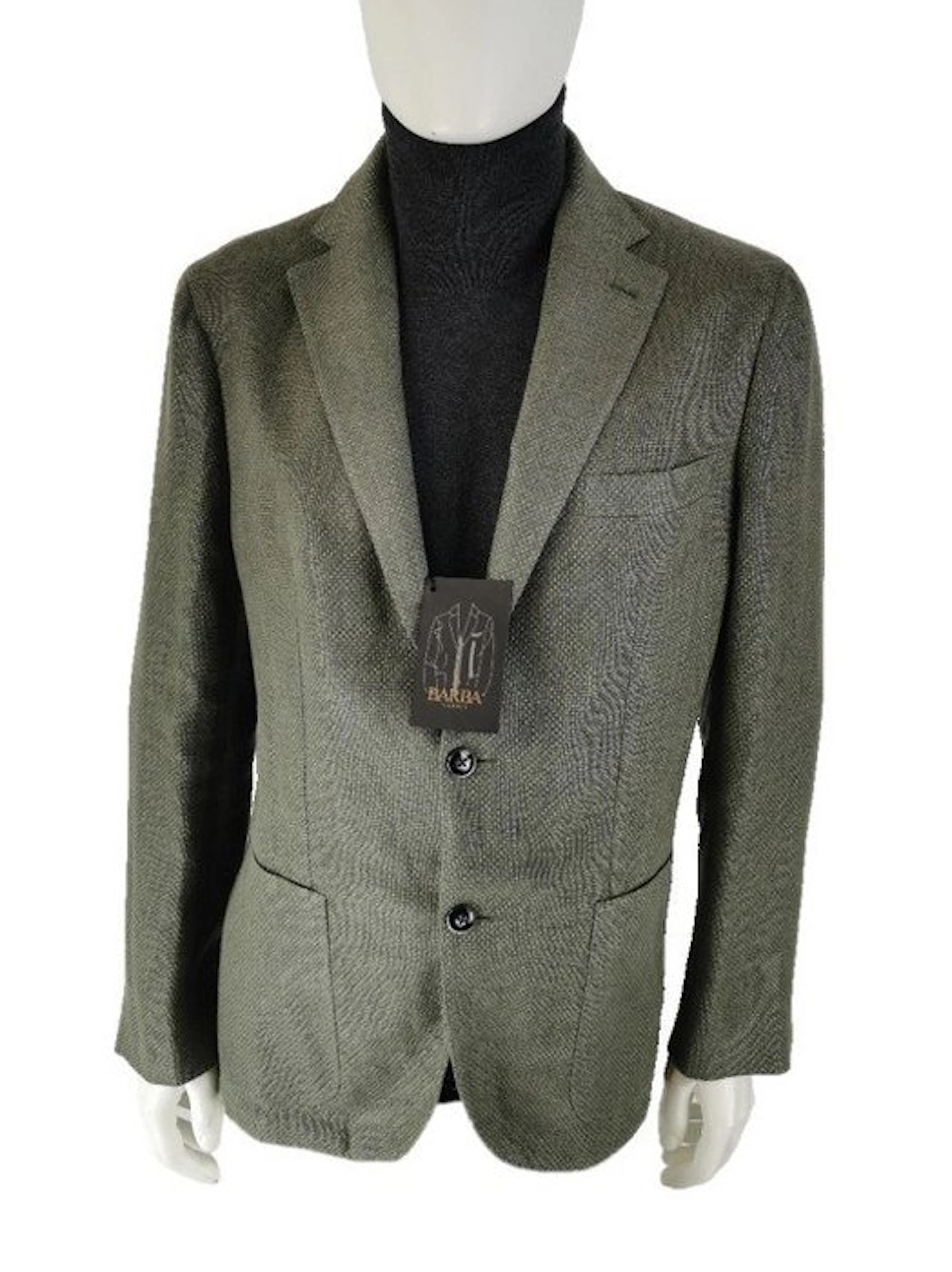 Barba - NEW, Mix Wool - Silk - Linen - Blazer - New with tags