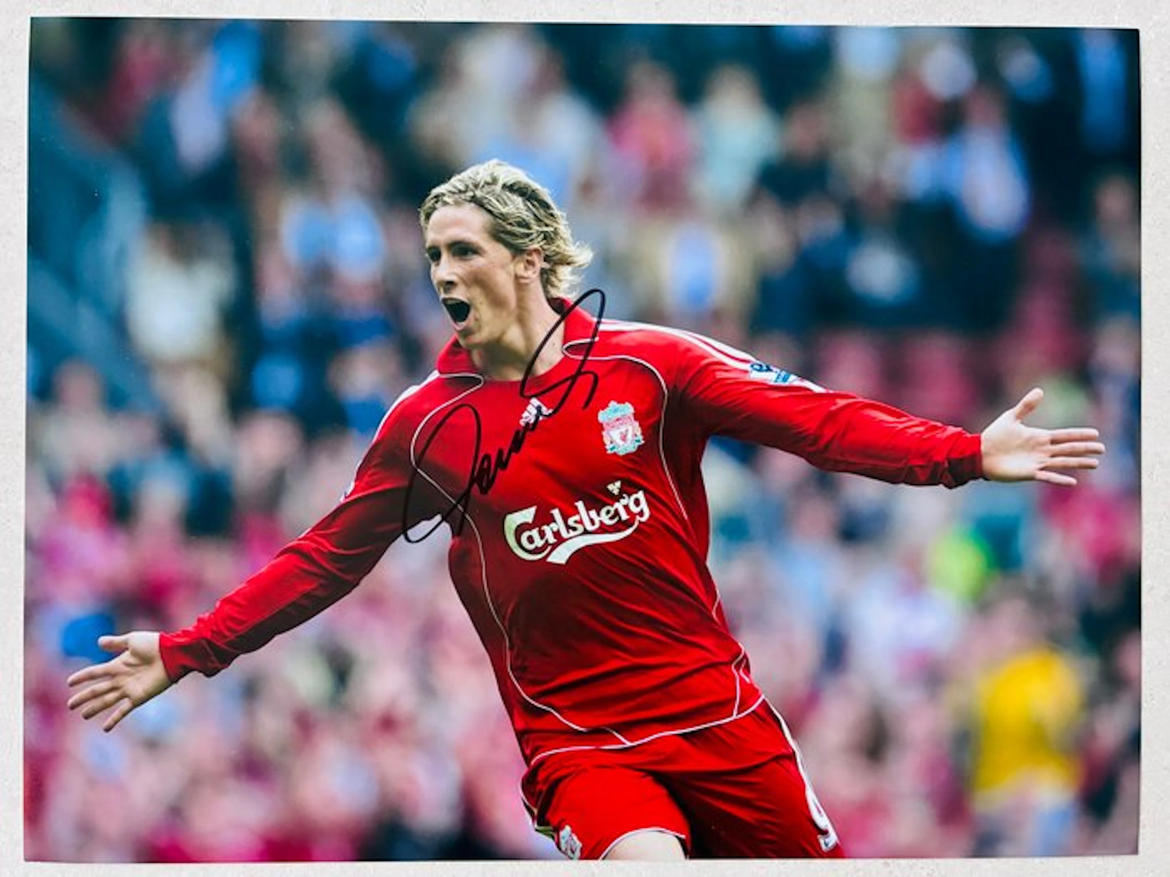 Fernando Torres - Hand Signed - Liverpool FC Photo: Premier League Legend