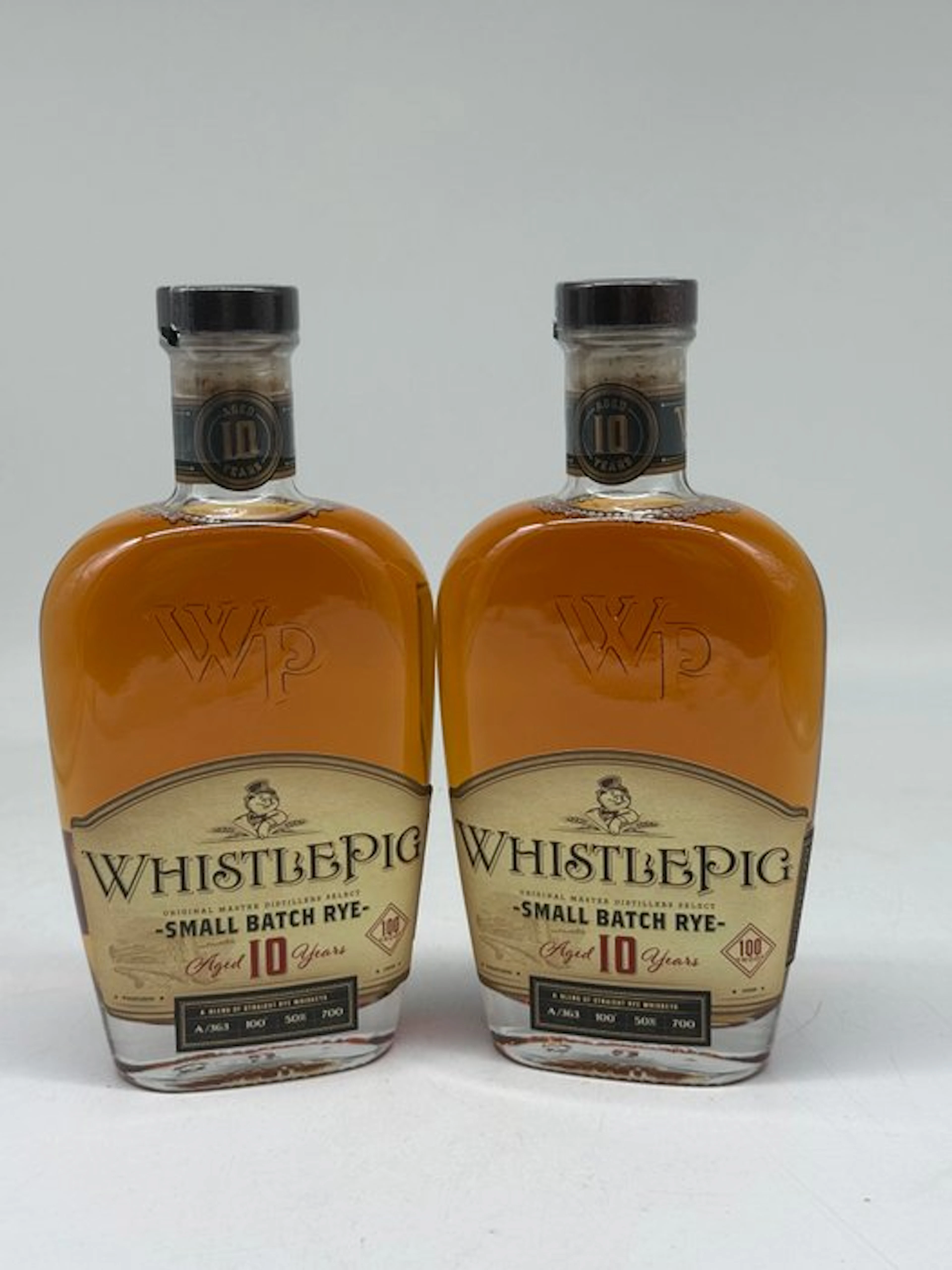 Whistlepig 10 years old Small Batch Rye - 100 Proof - 700ml - 2 bottles