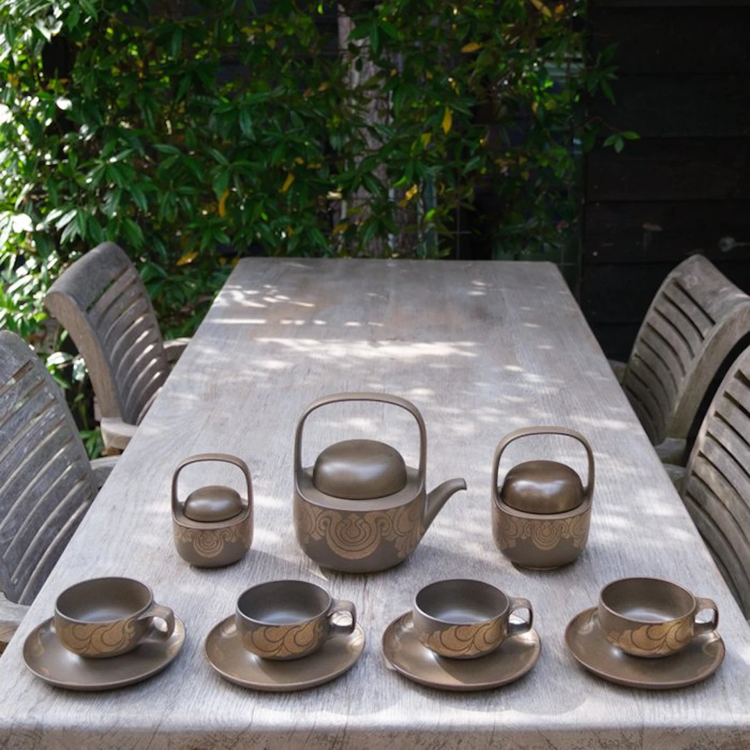 Rosenthal - Coffee and tea service (7) - Kaari of Sienna Braun - Porcelain