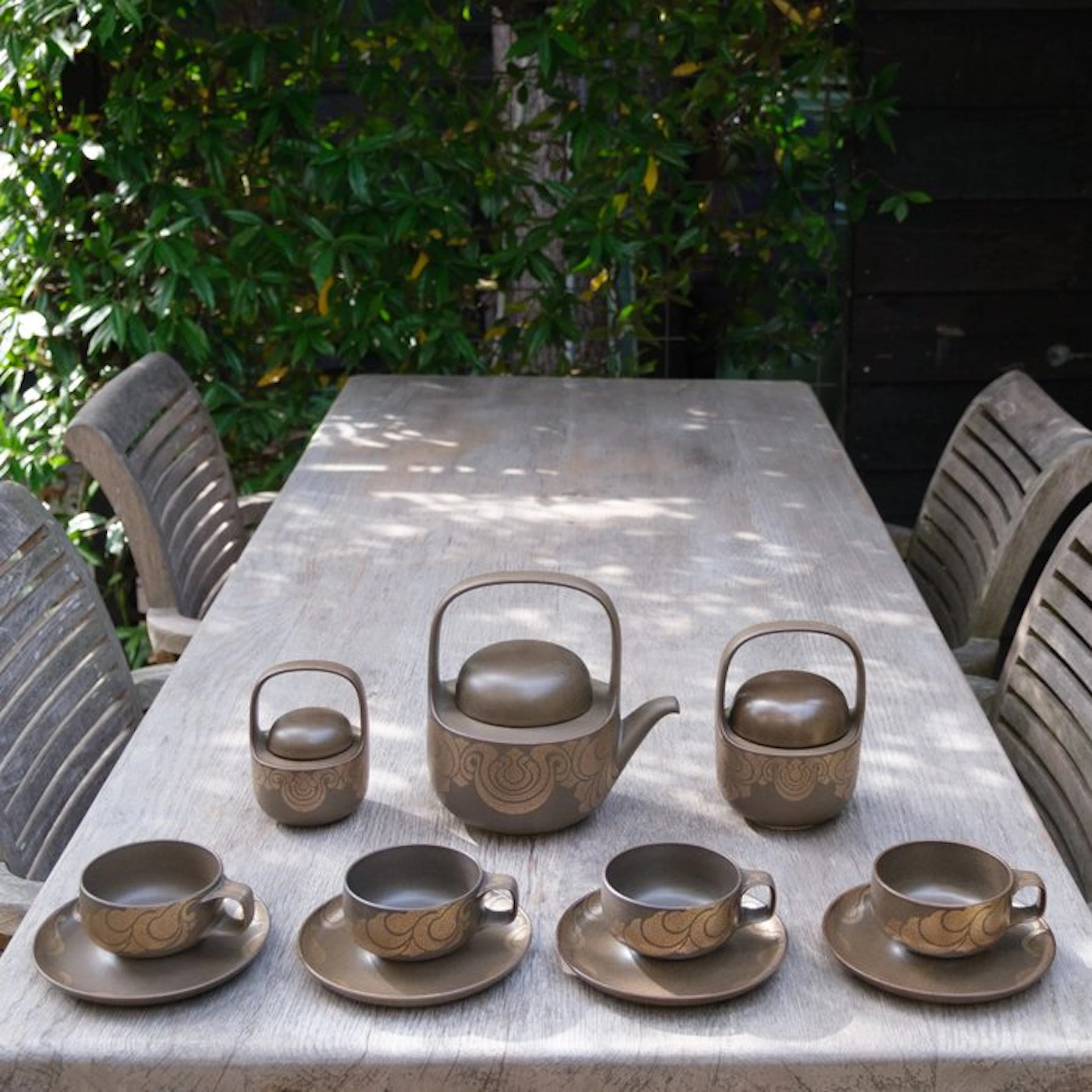 Rosenthal - Coffee and tea service (7) - Kaari of Sienna Braun - Porcelain