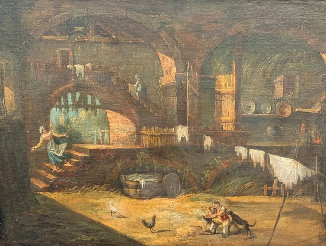 Antonio Diziani (1737-1797), Attributed to - Scena rurale
