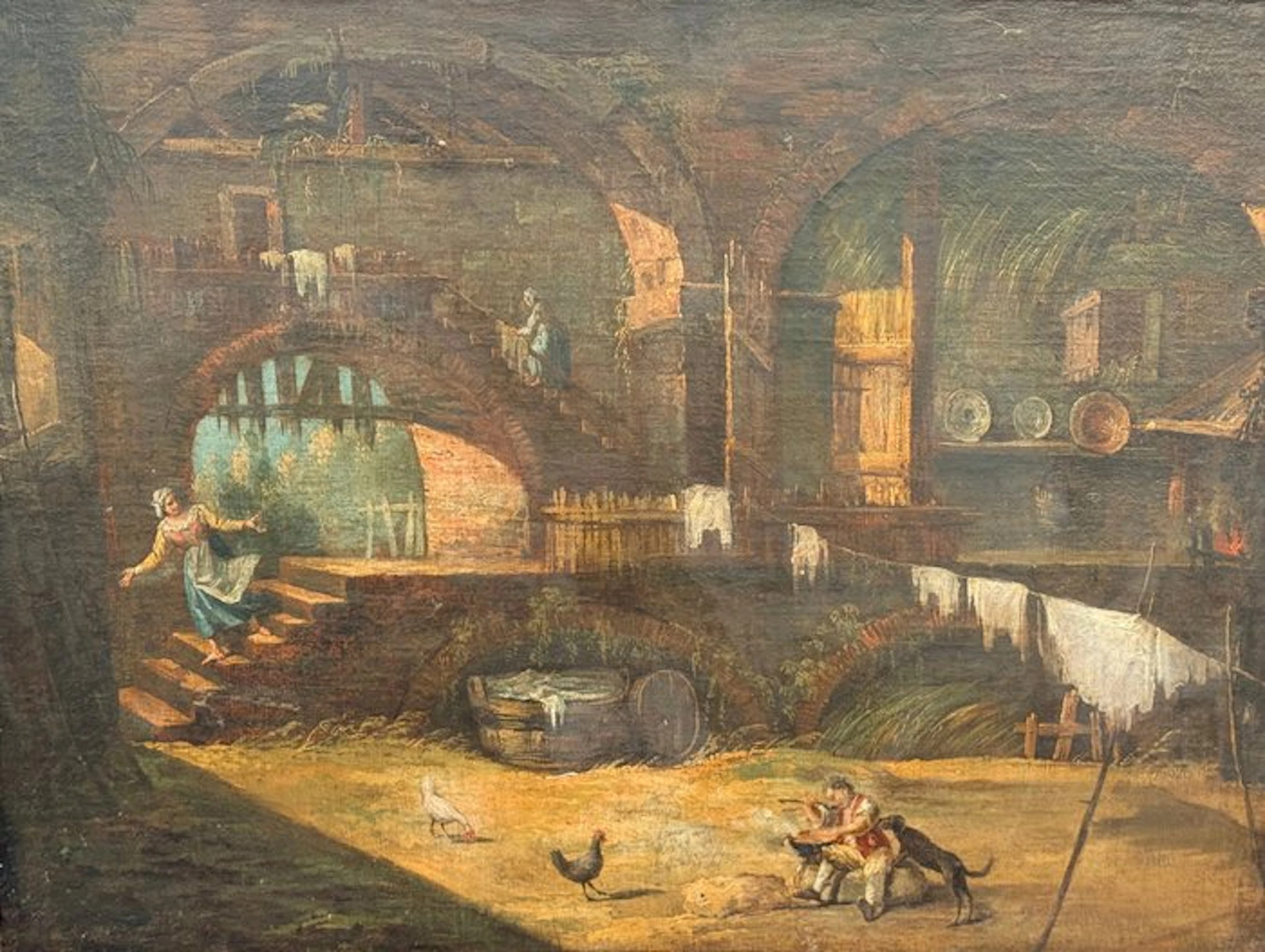 Antonio Diziani (1737-1797), Attributed to - Scena rurale