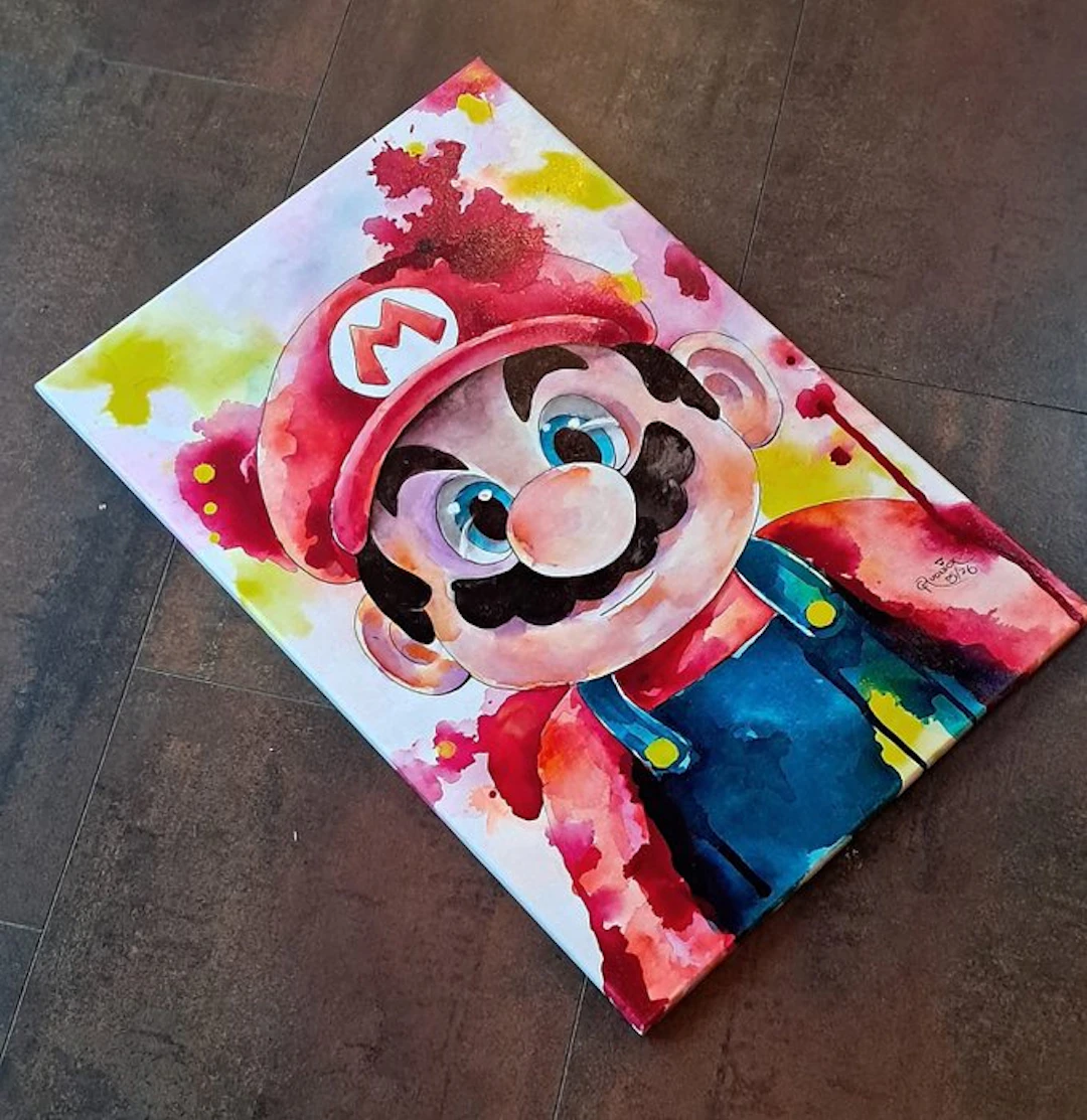 Christina Rudnick - Super Mario – Pop-Art Fanart |...