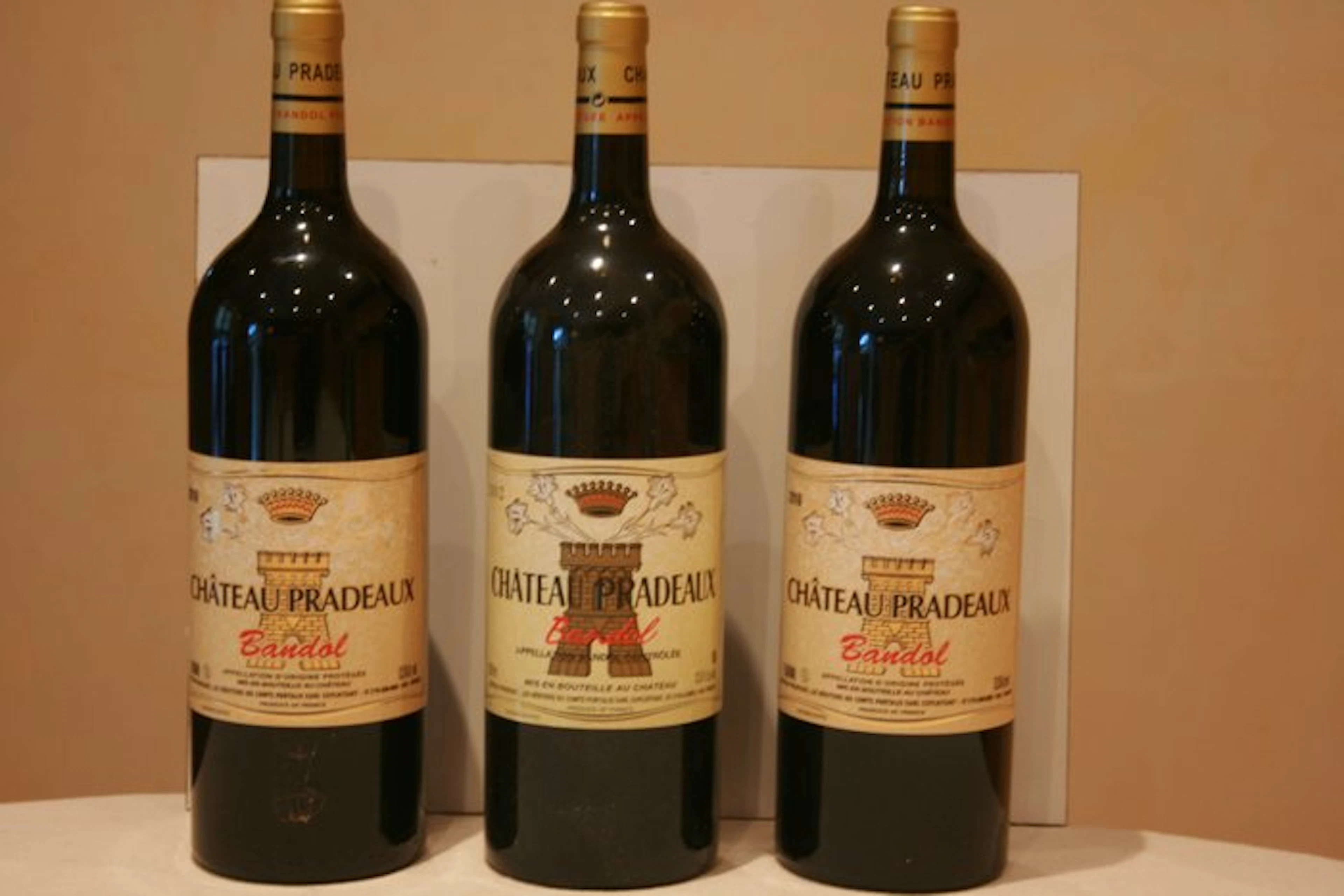 2016 & 2012 Chateau Pradeaux - Provence - 3 Magnums (1.5L)