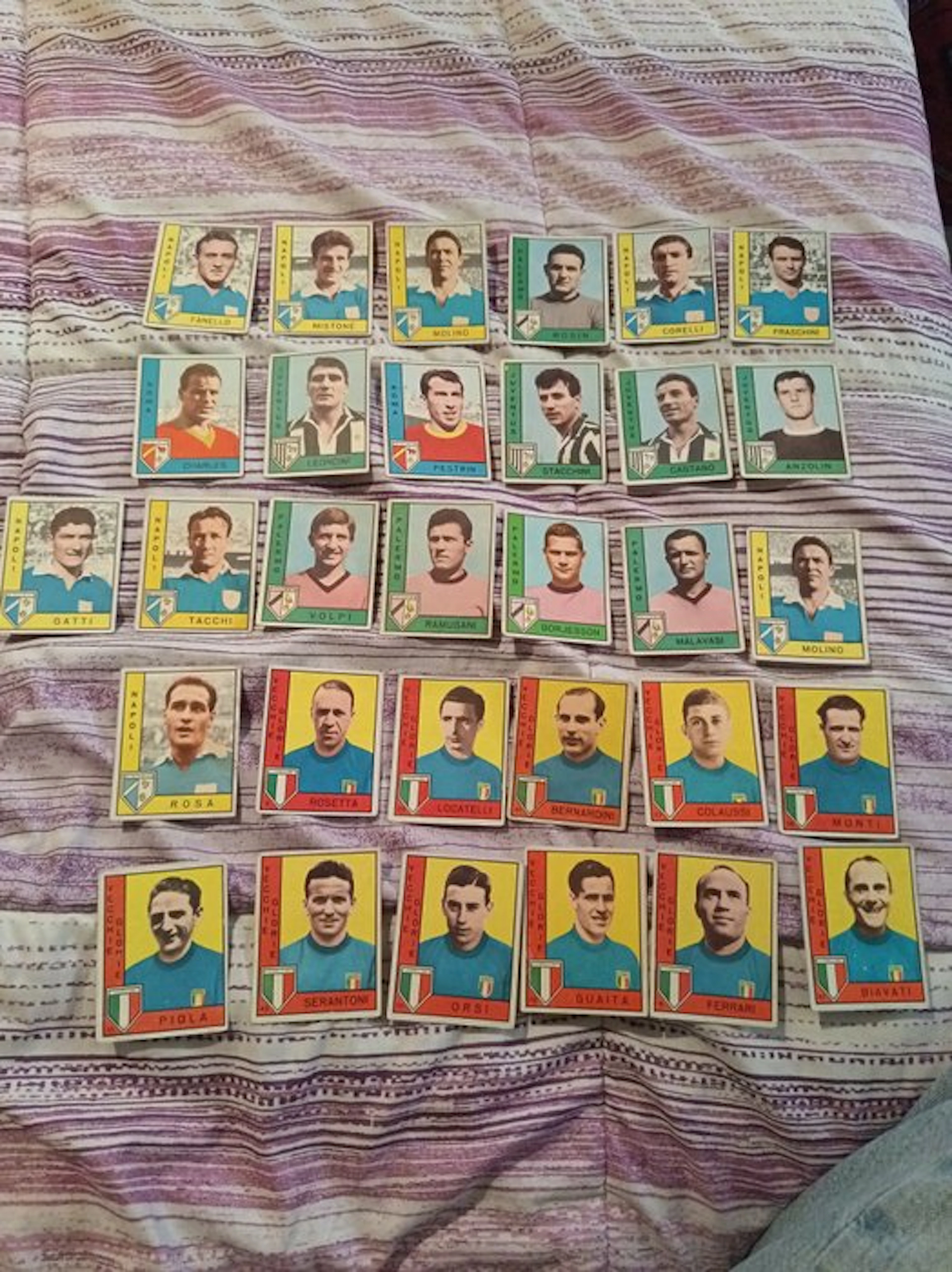 1962/63 Panini Calciatori Vecchie glorie :Piola