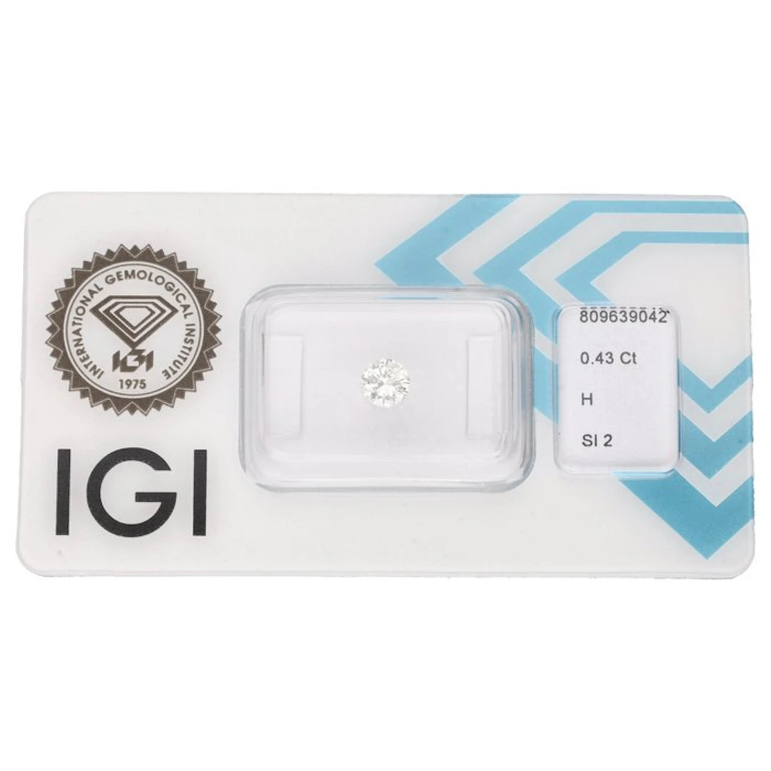 No reserve price - 1 pcs Diamond (Natural) - 0.43 ct...