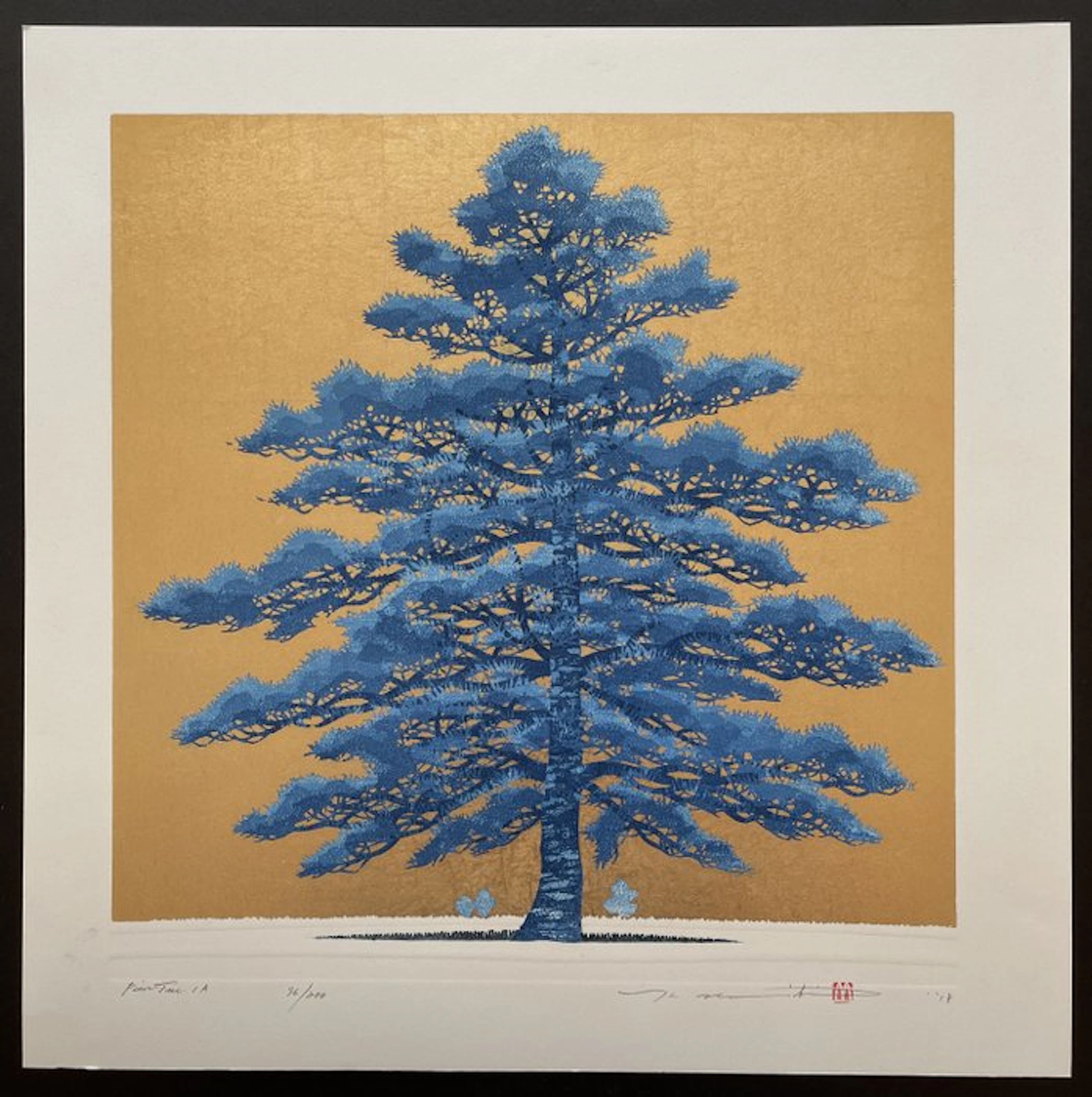 Pine tree 1A - Hajime Namiki 並木一 (b 1947) - Japan (No reserve price)