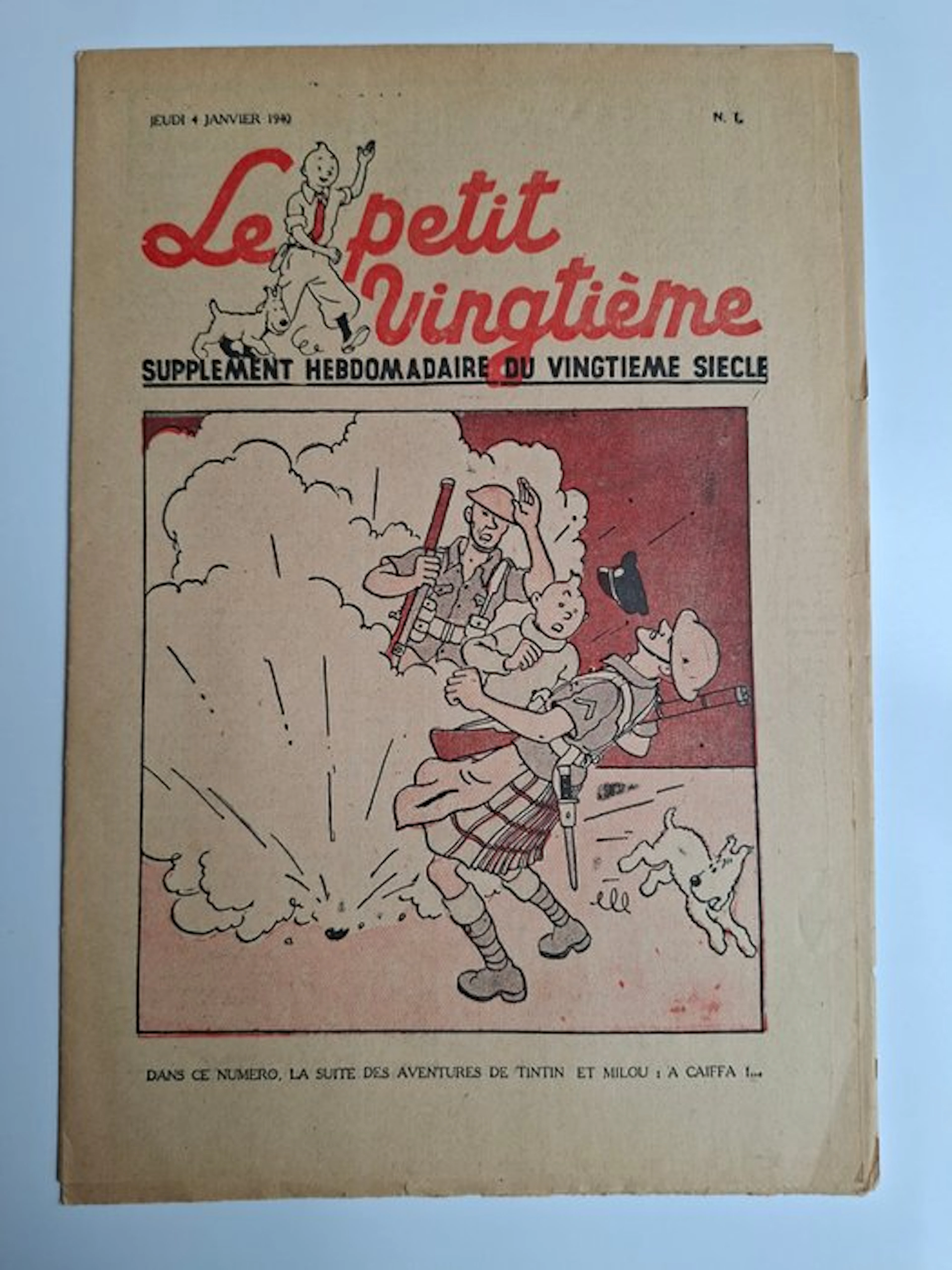 Le Petit Vingtième - N° 1 - S - 1 Number - First edition - 1940