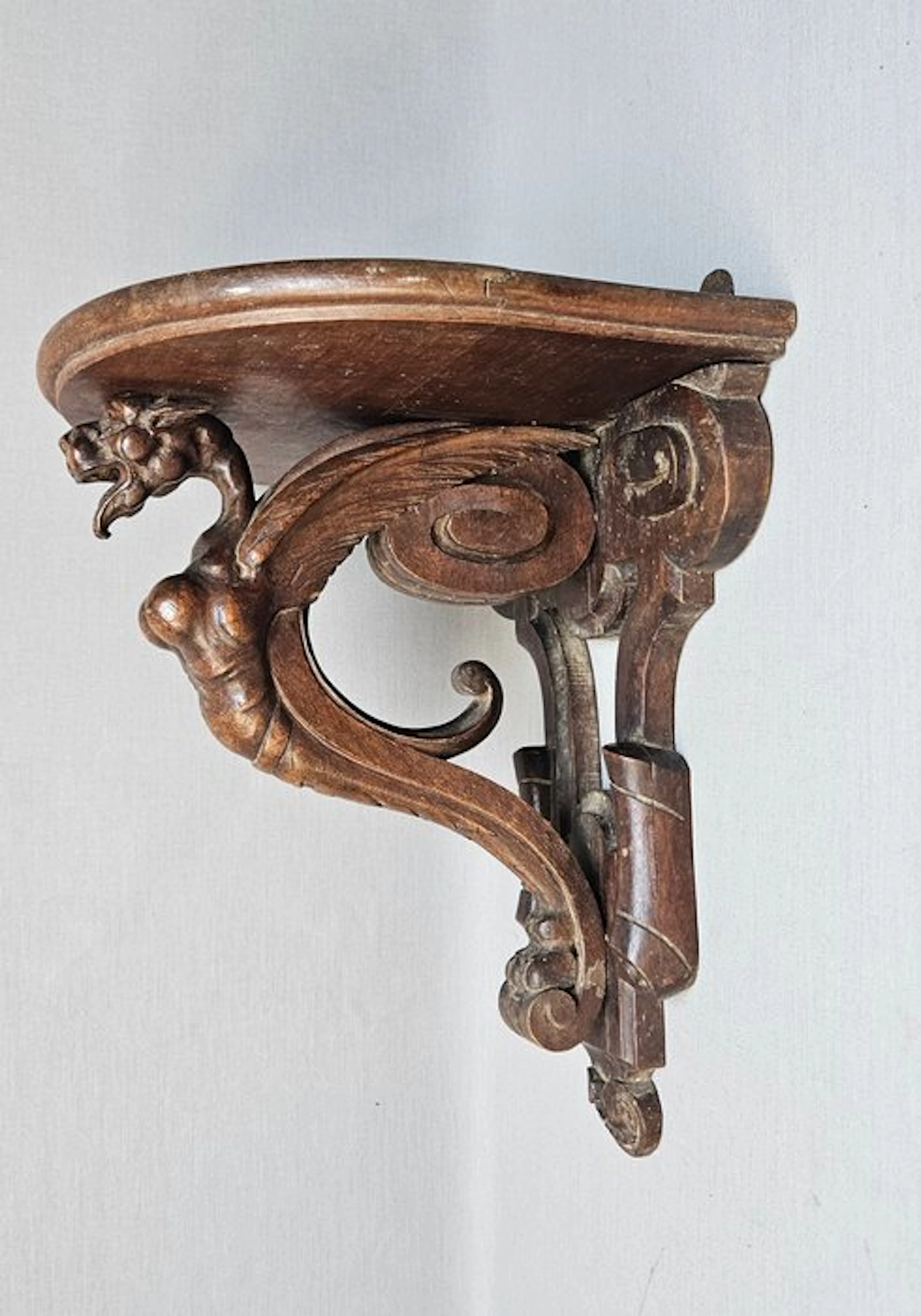 Wall decoration - France - wooden wall console