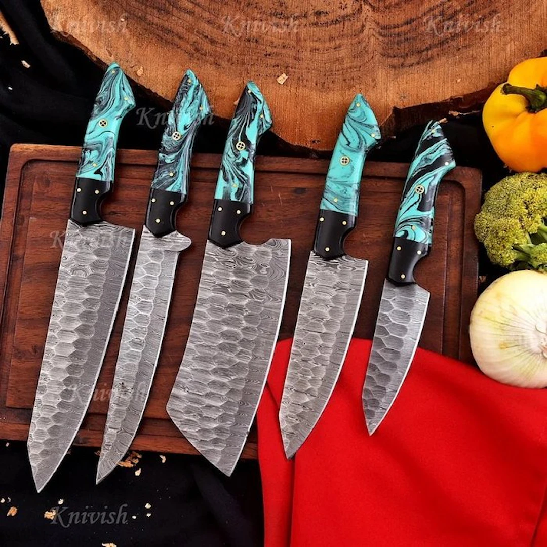 Highclass rafts Handmade - Kitchen knife - Kitchen knife set - Steel