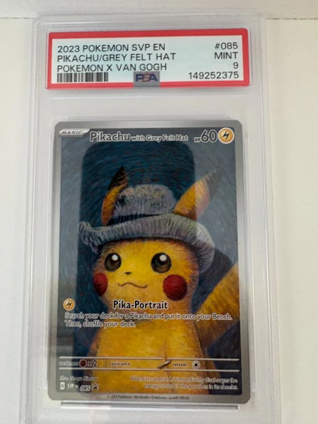 Pokémon - 1 Graded card - Pikachu 085 Alternate art - PSA 9 - Scarlet & Violet