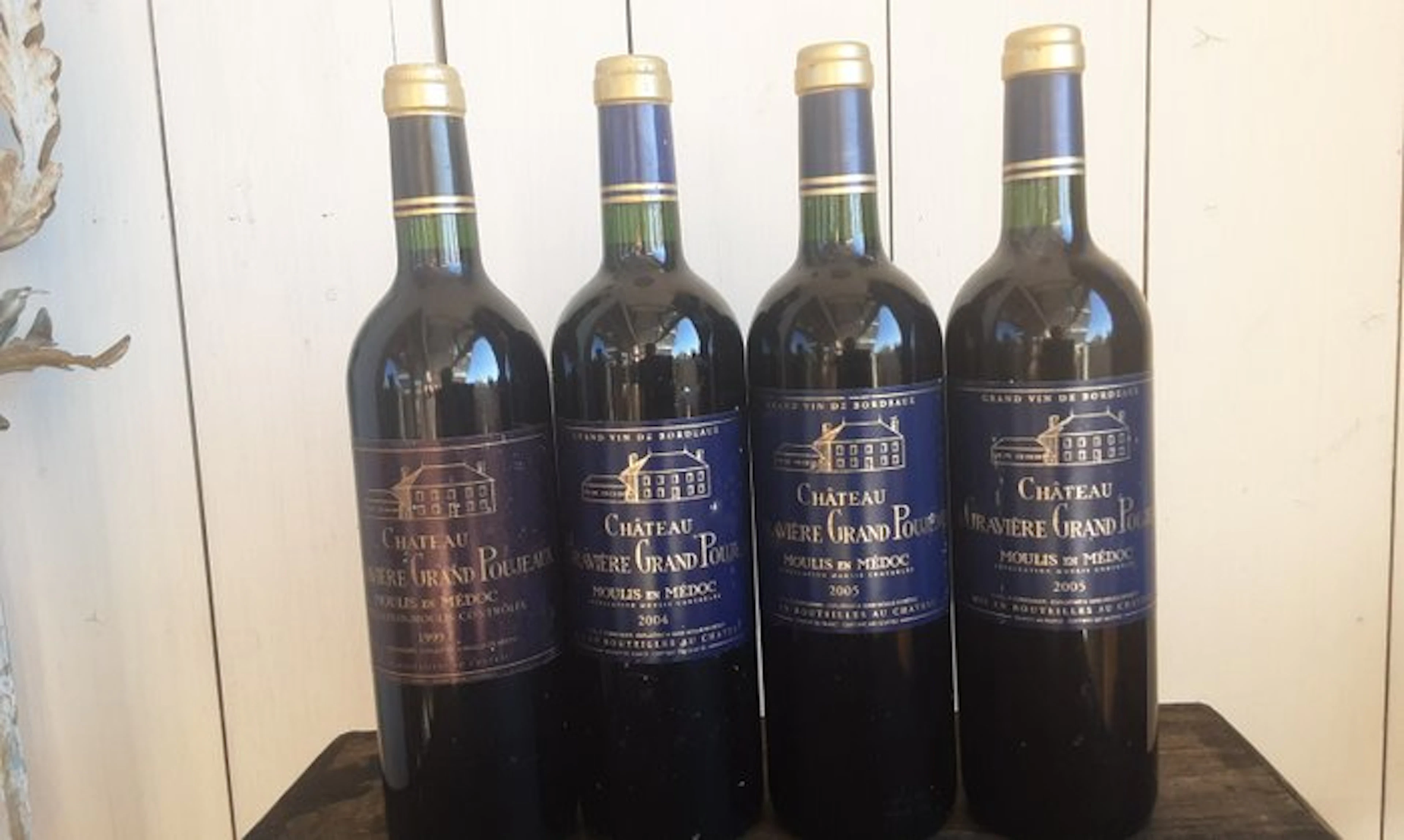 1999 2004 & 2005 x 2 Château La Gravière Grand Poujeaux...