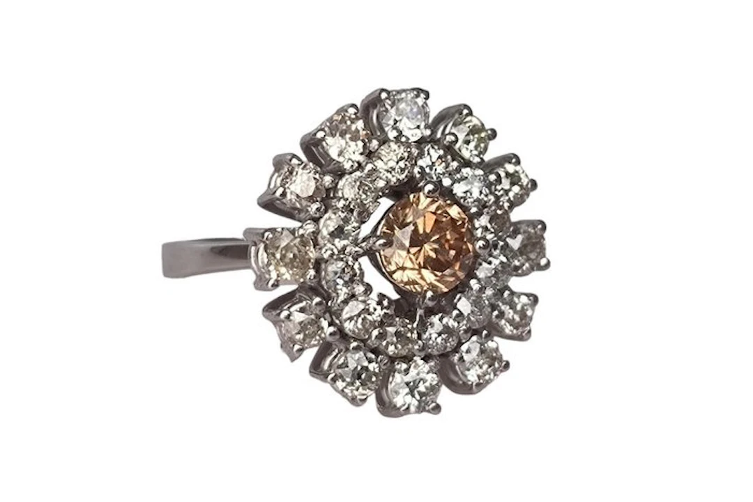 Ring - 18 kt. White gold - 2.80ct. tw. Diamond (Natural)