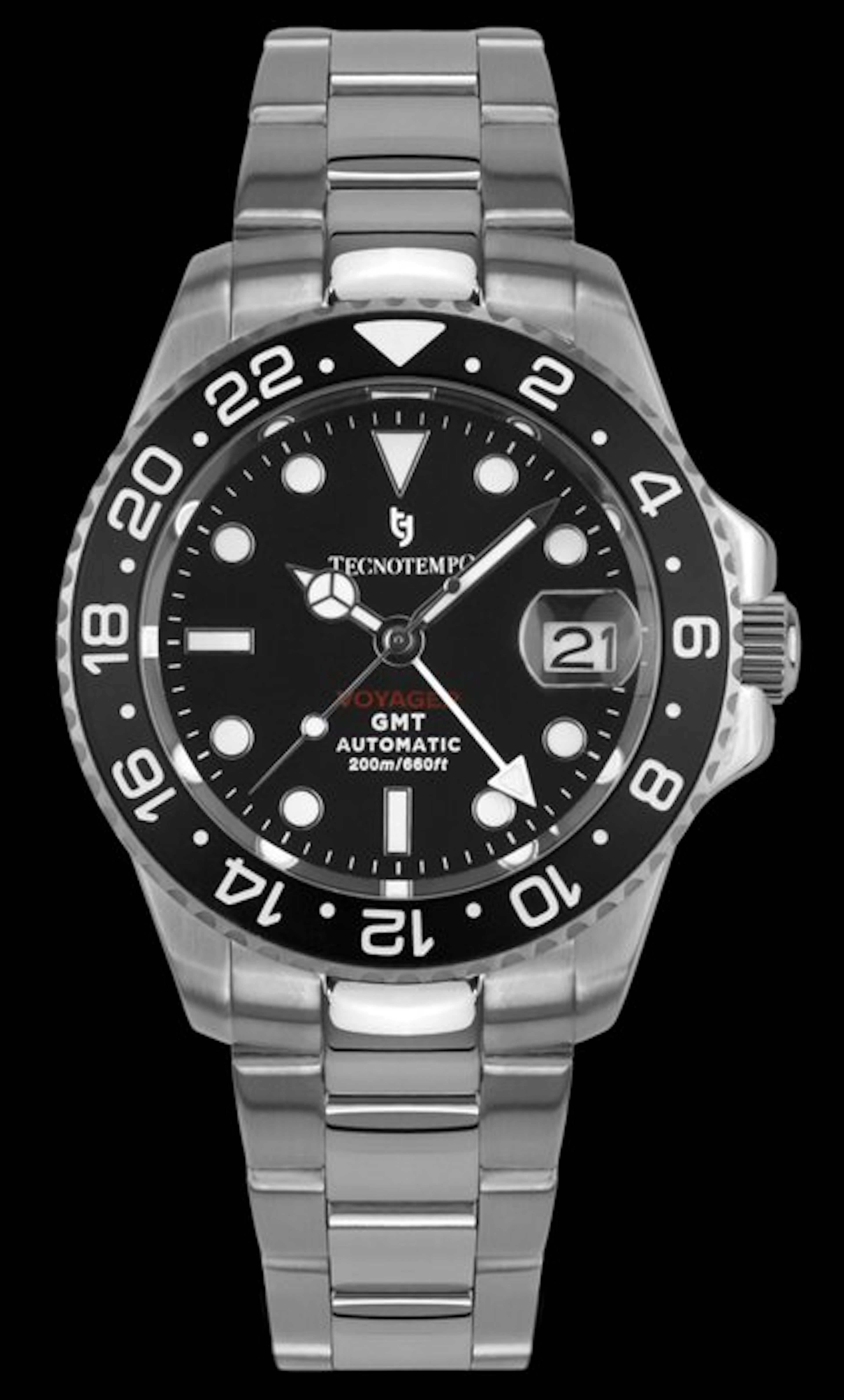 Tecnotempo - - GMT "Voyager" Automatic - Limited Edition - - TT.200VY.NO