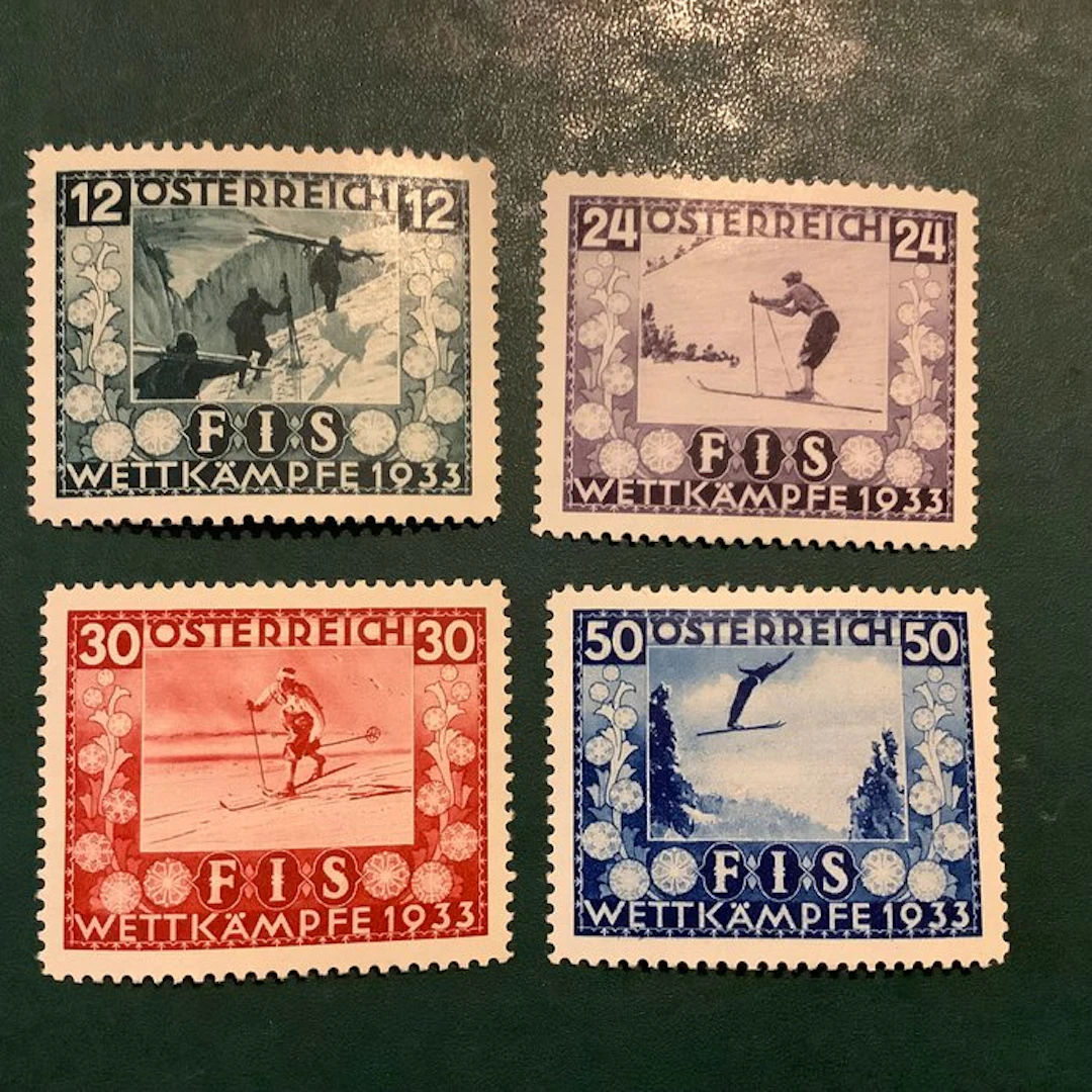 Austria 1933 - FIS - MH - Michel 551/554