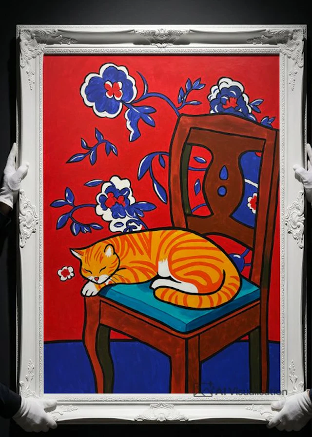 E. García - Gato amarillo XL (No reserve)