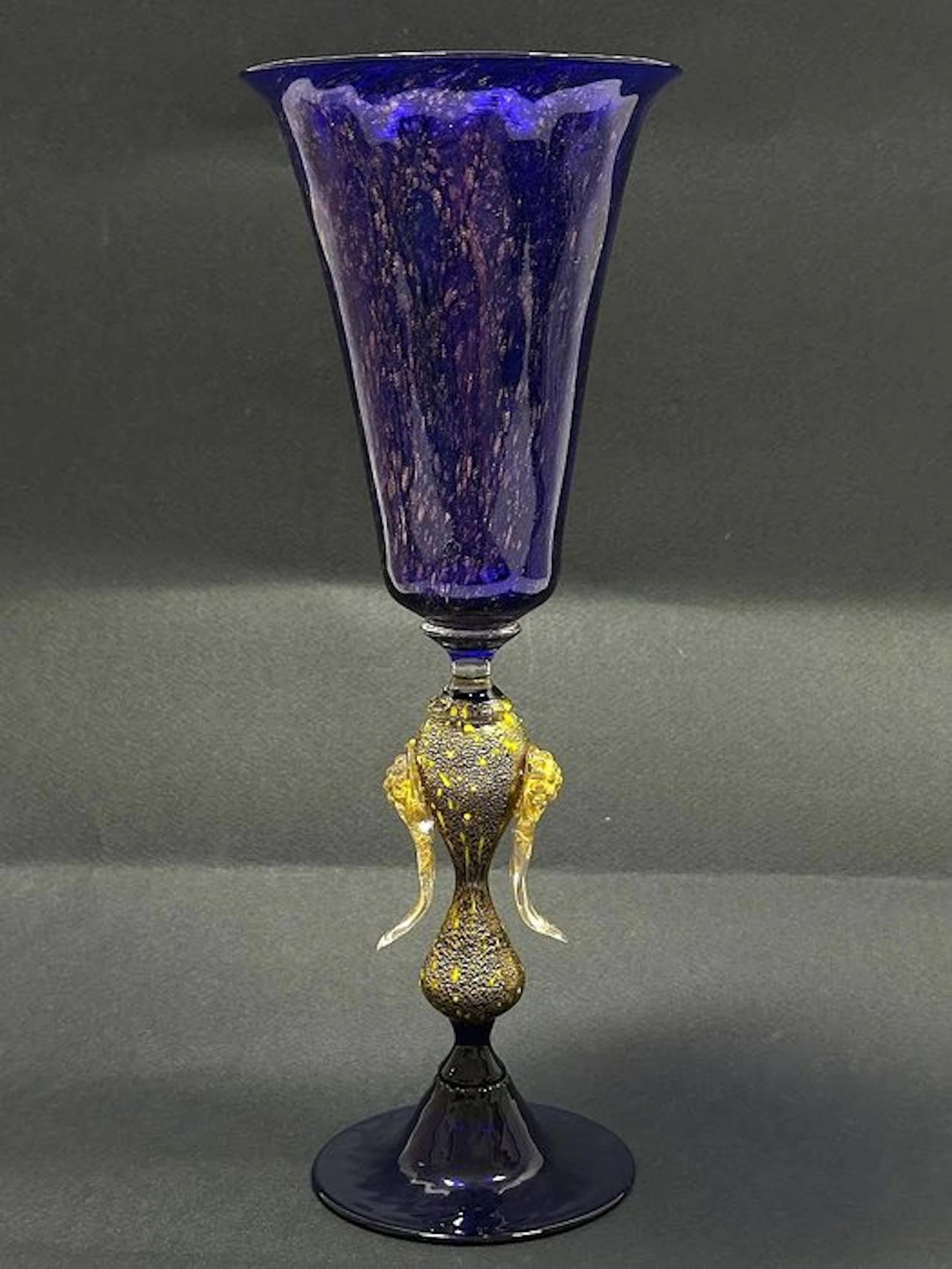 Calice "Tipetto" Murano – H 27 cm - Anni '80 - Stem cup...