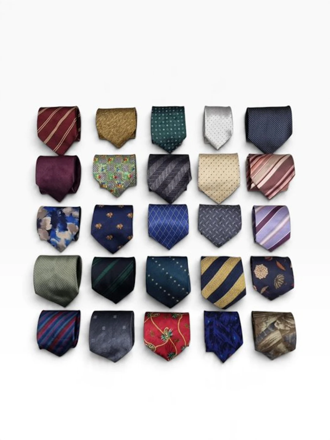 Themed collection - Set of 100% silk ties - Lombardini