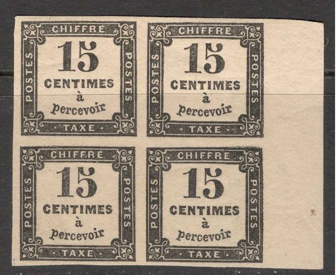 France 1863 - 15c Tax Stamp