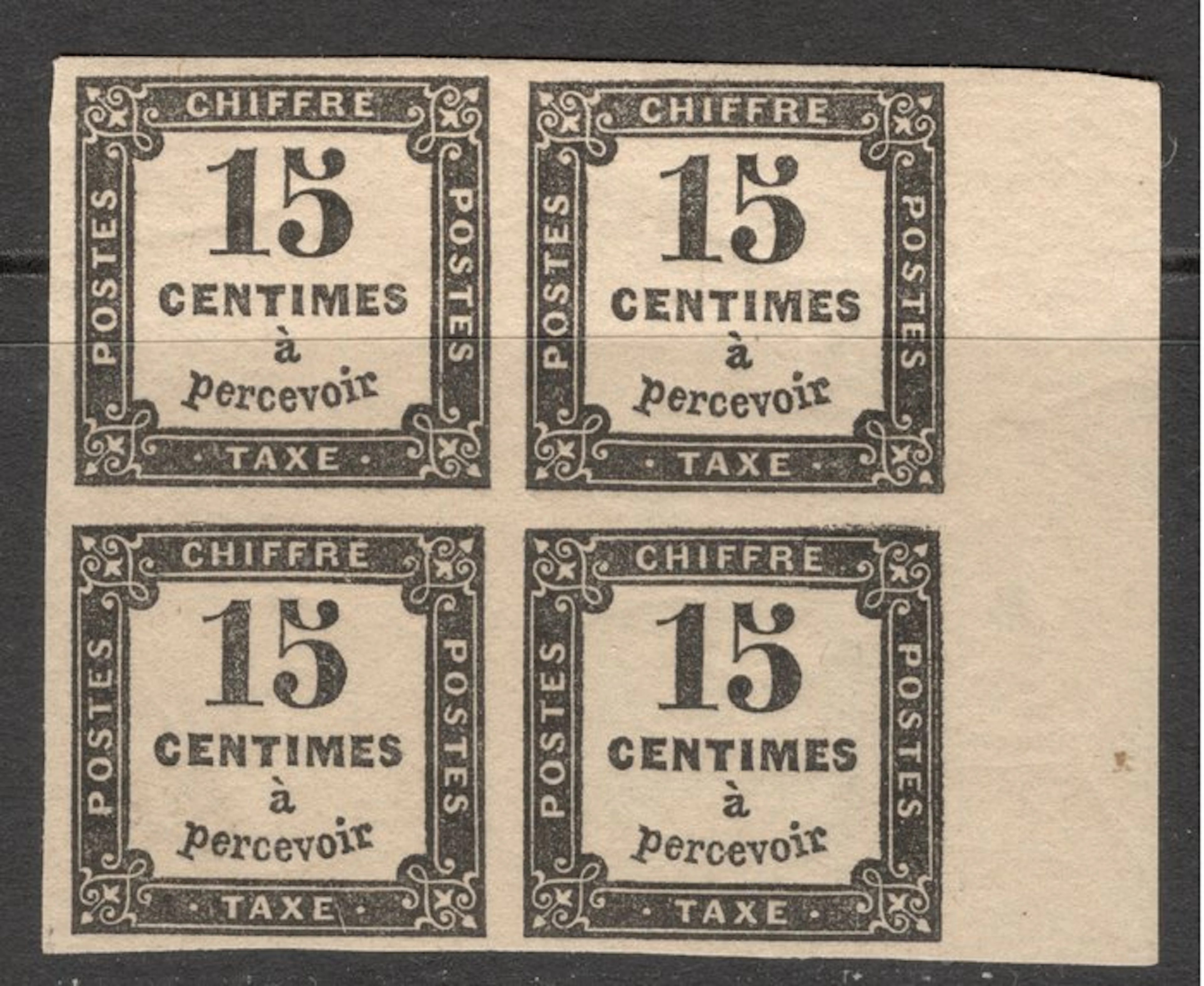 France 1863 - 15c Tax Stamp