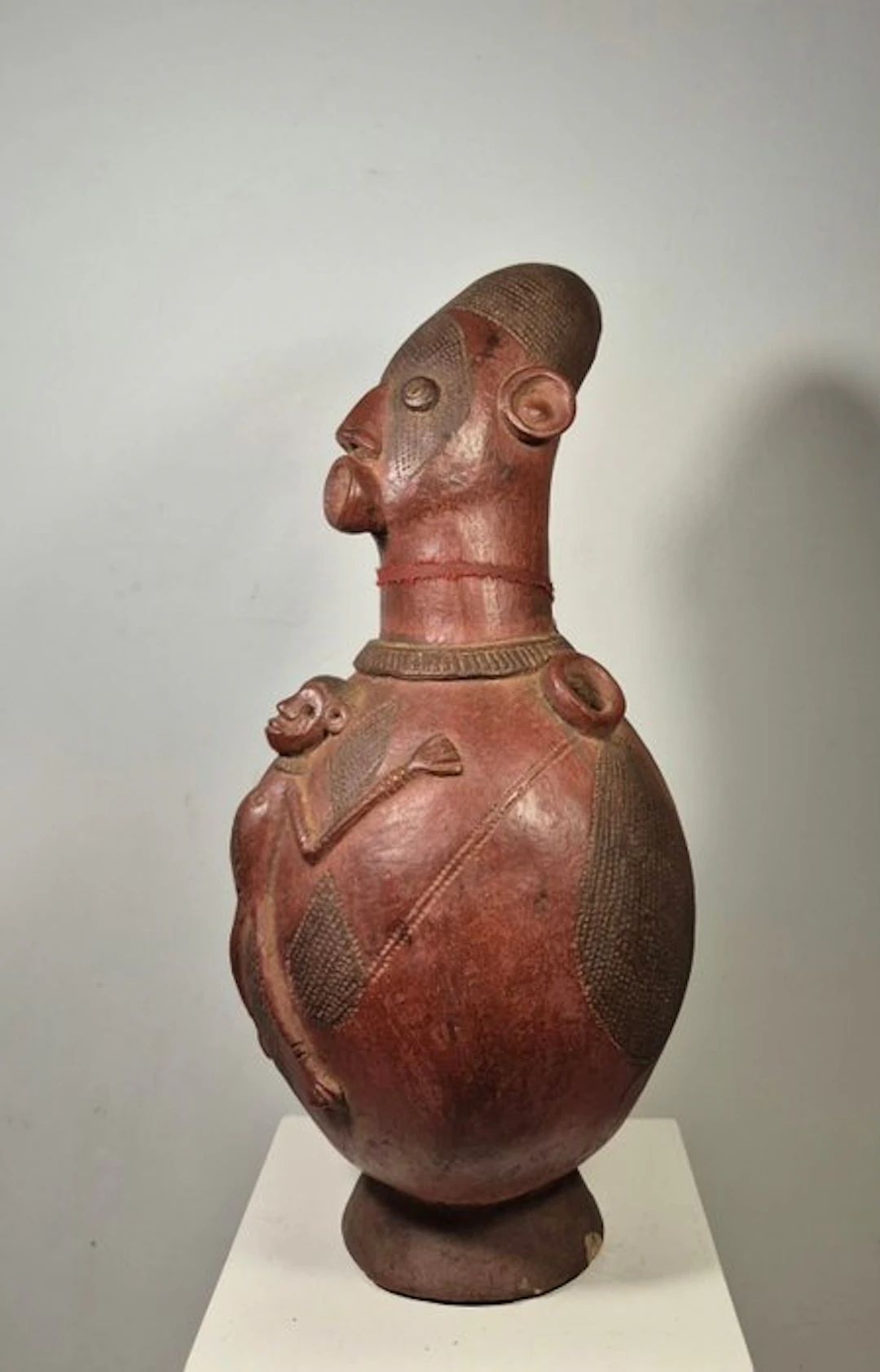 Vase - Terracotta - Beautiful Mangbetu vase