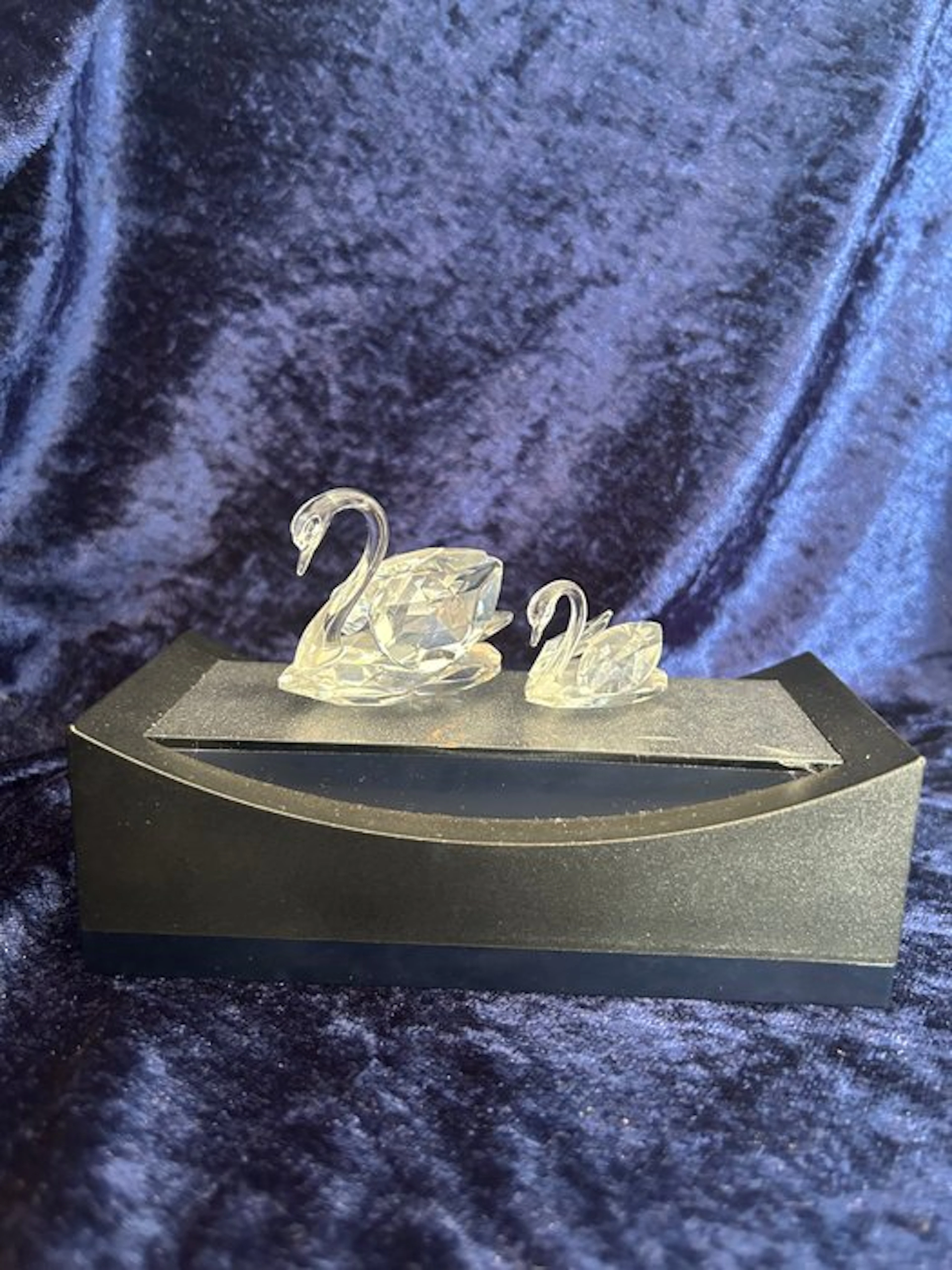 Swarovski - Figurine - Zwanen (2) - Crystal