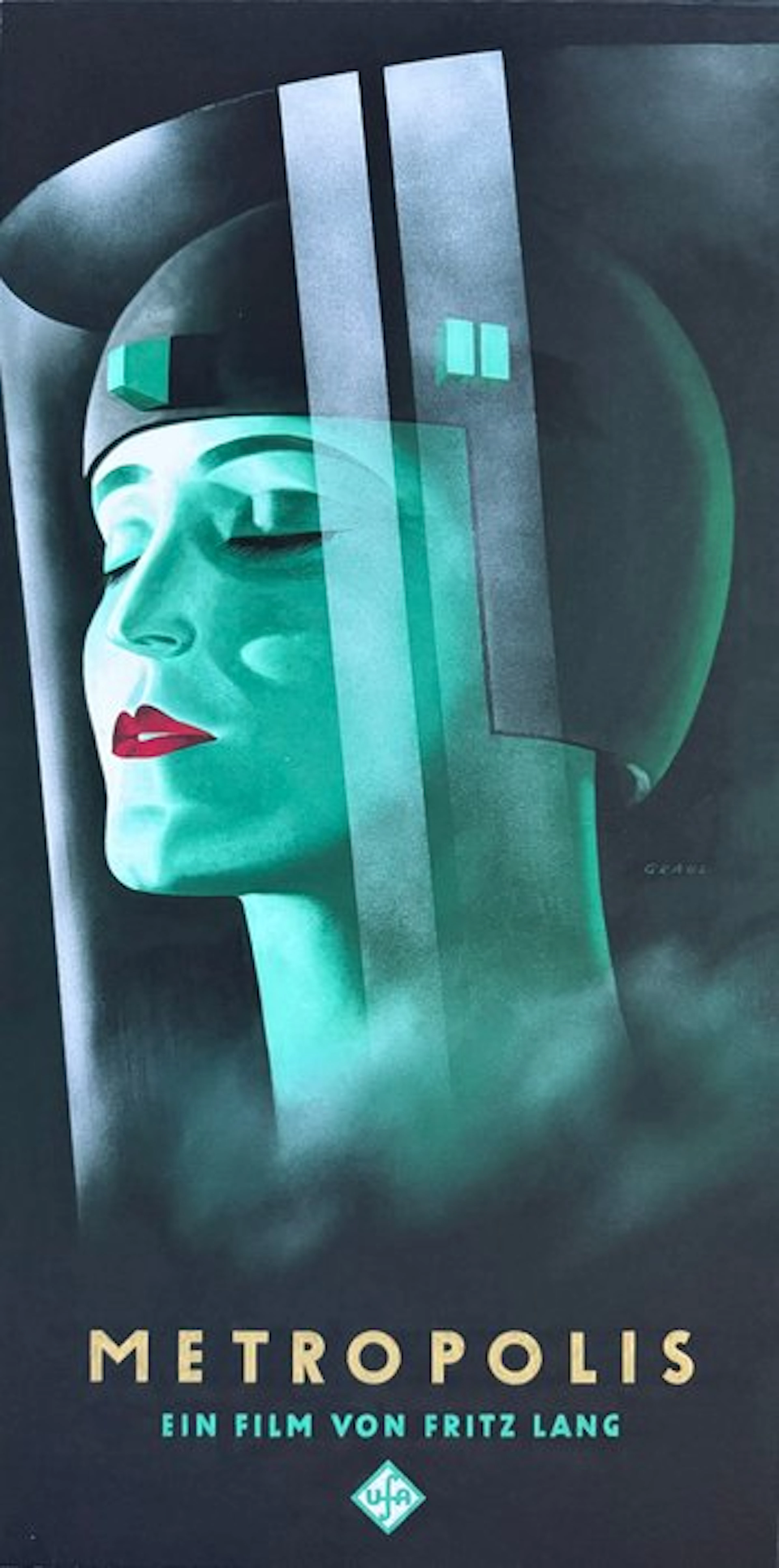 Werner Graul - “Metropolis, 1927”. Gesigneerd in de plaat.