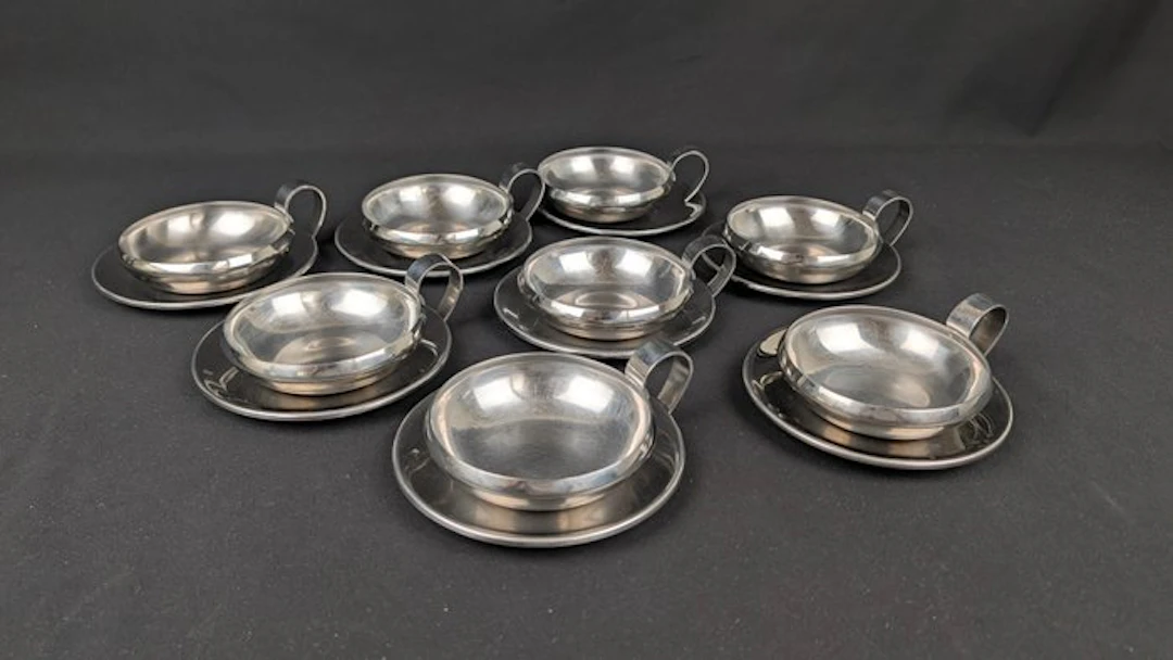 Sambonet - Table service (12) - For 6 people - Steel - Fruit salad set.