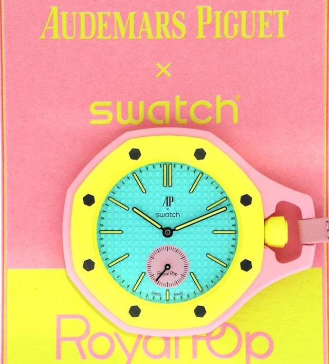 Audemars Piguet x Swatch - Royal Pop Savonnette "Otg Roz"...