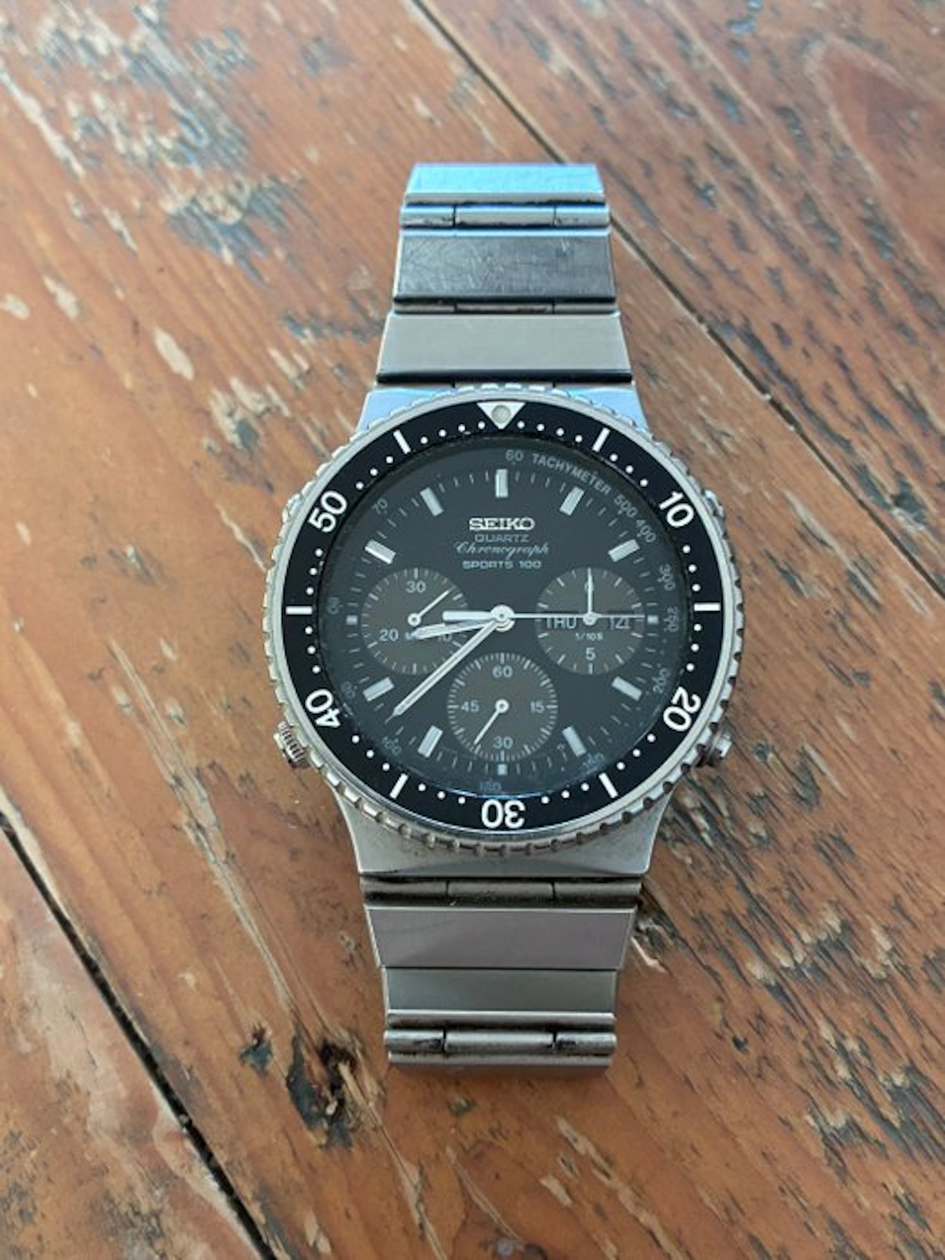 Seiko - "speedmaster" - chronograph - No reserve price...