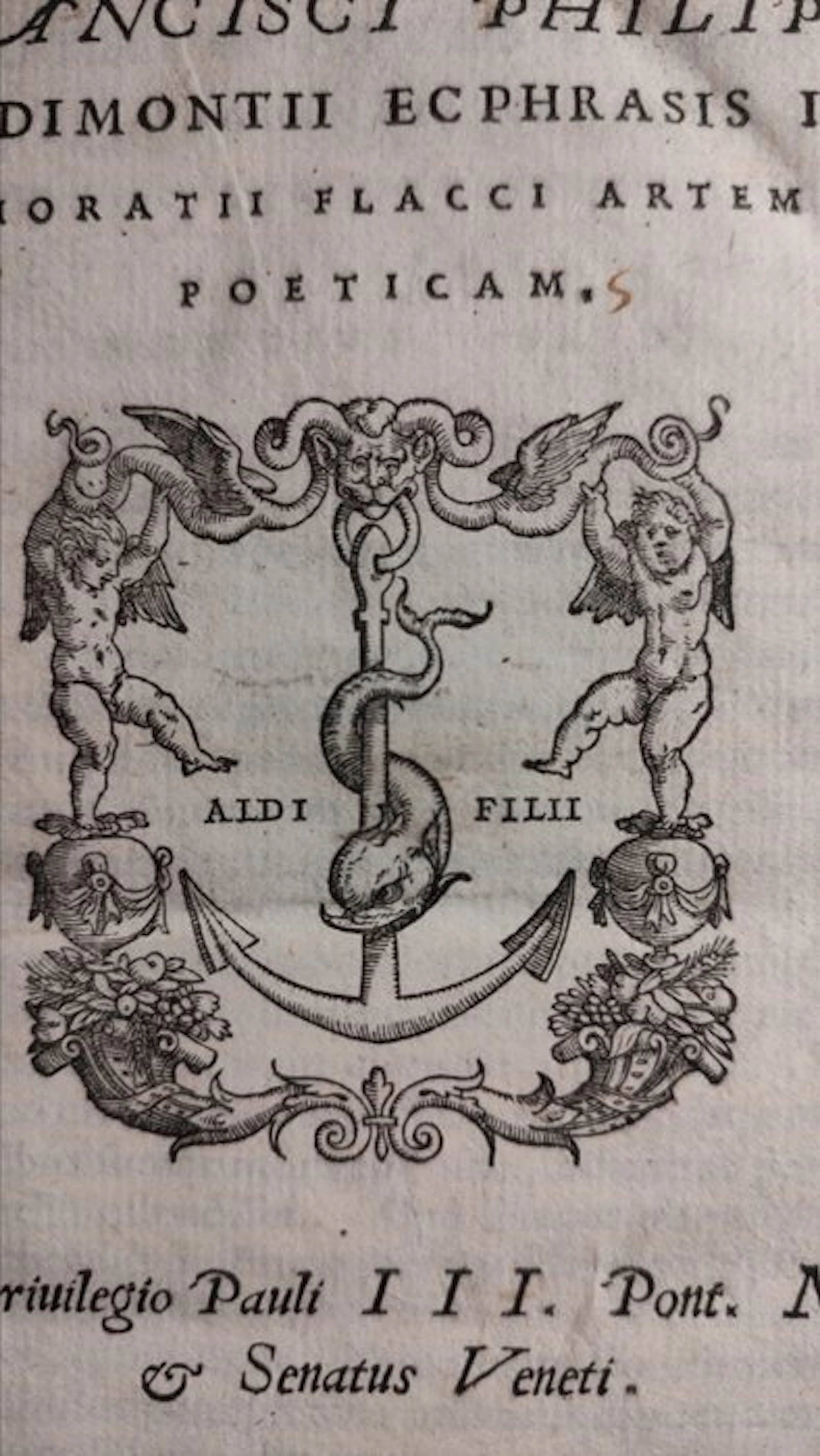 Francisci Philippi Pedimontii - Ecphrasis in Horatii...
